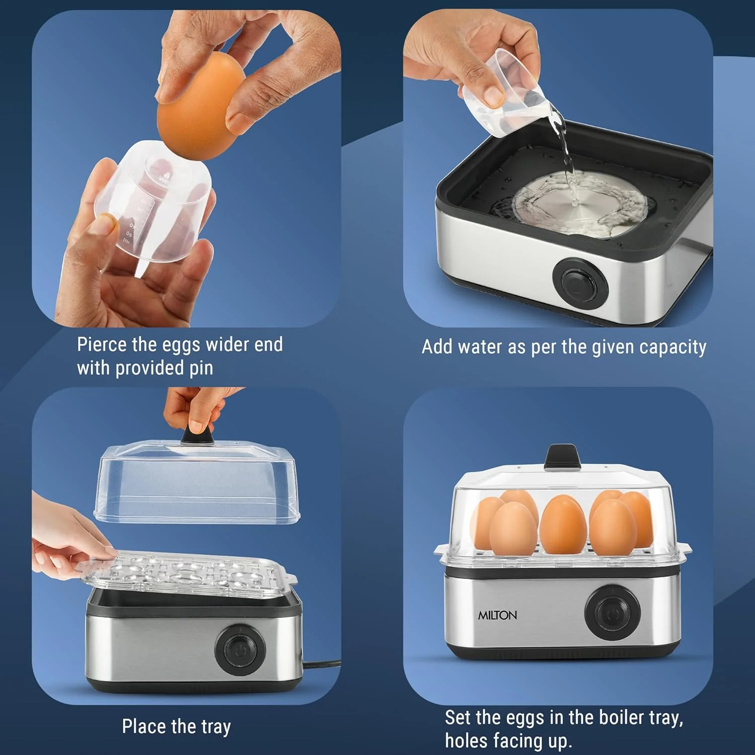 2-In-1 Egg Boiler & Poacher (Milton) - Image 5