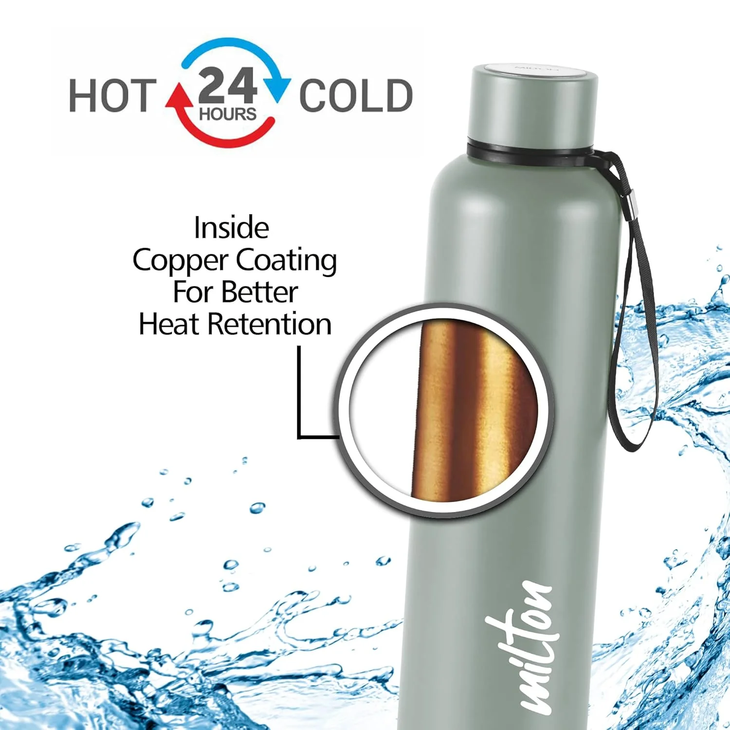 Aura Thermosteel Bottle (Milton) - Image 2
