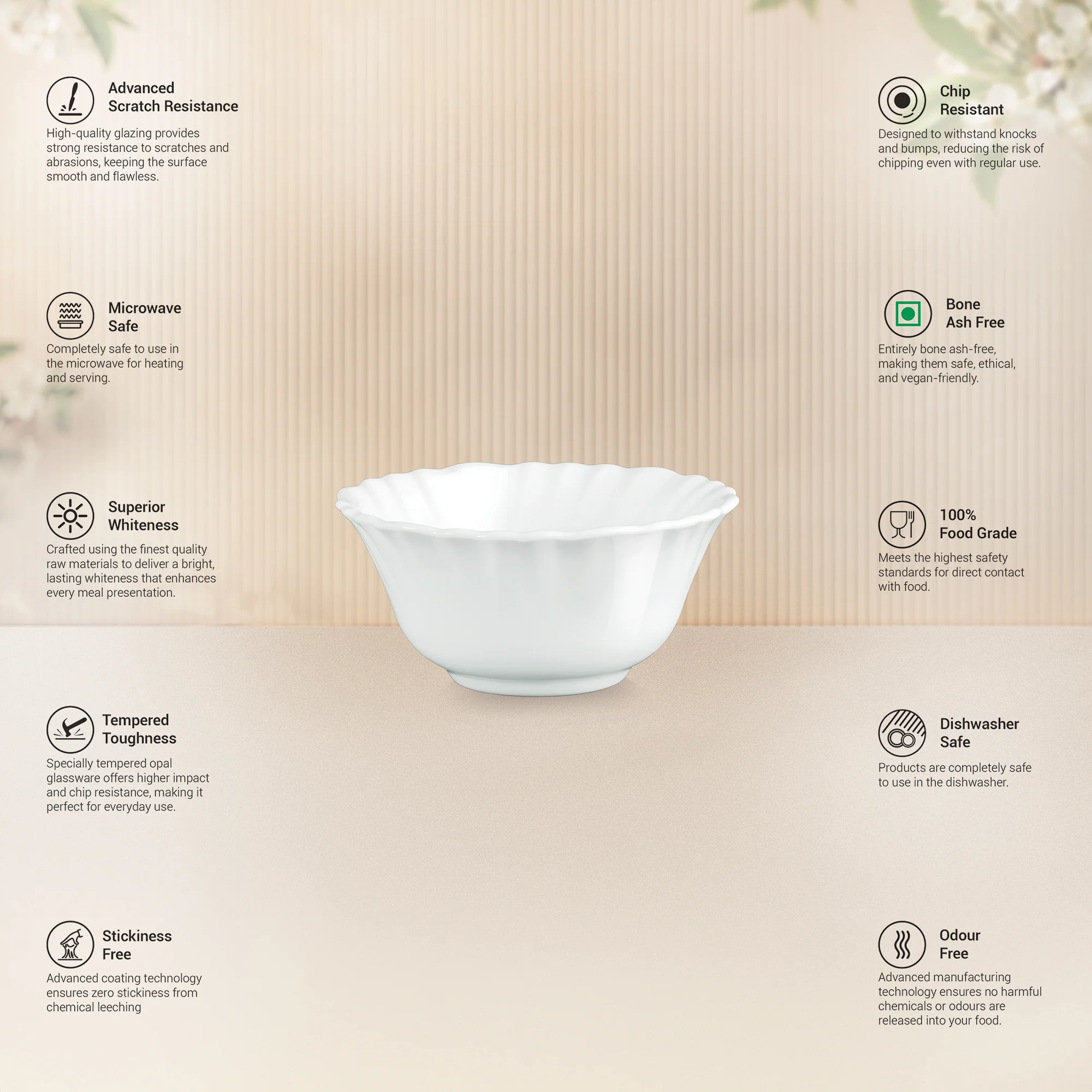 Aurelia Collection 6 Pcs Bowl Set - ARASHI (Treo By Milton) - Image 2
