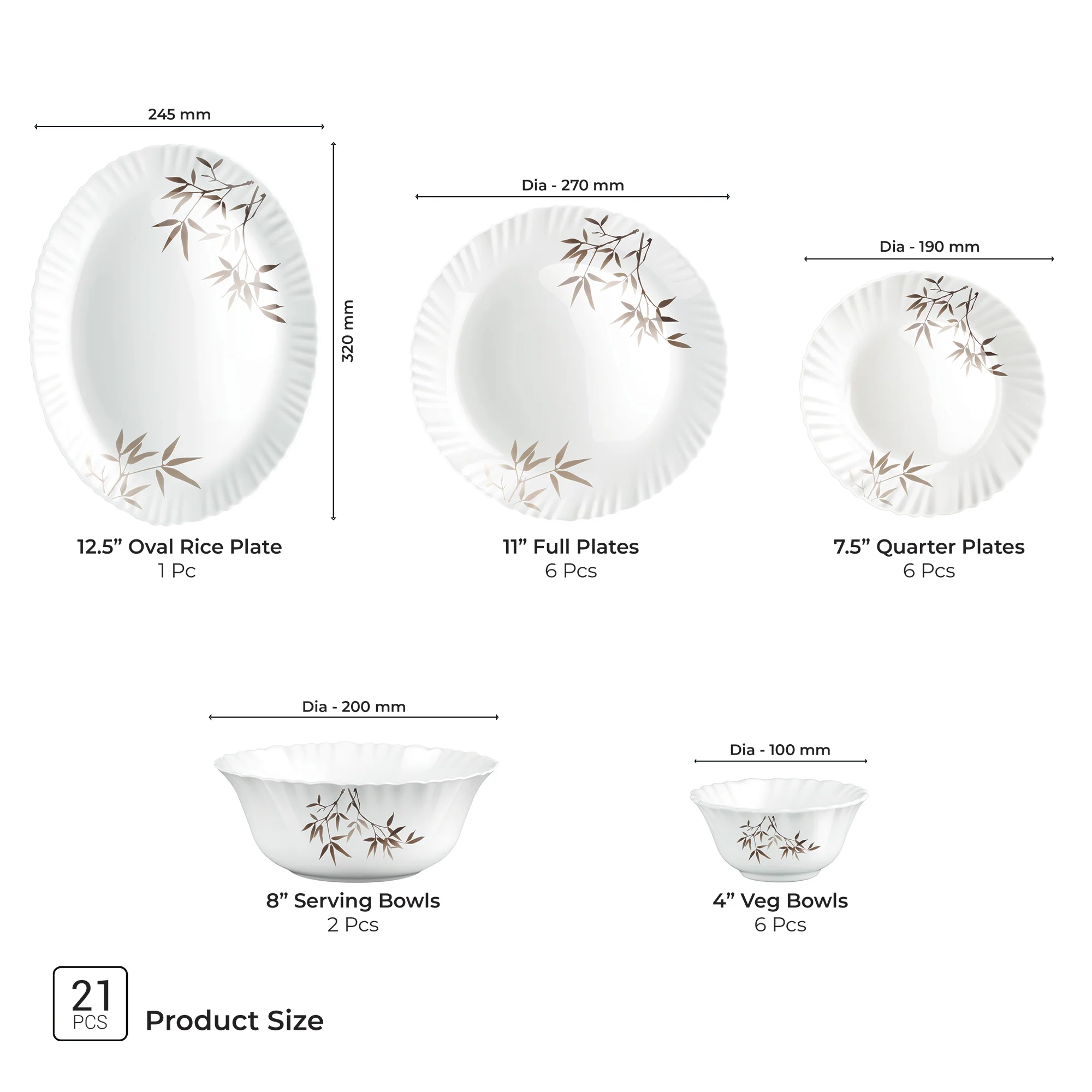 Aurelia Collection Dinner Set - ARASHI - Image 8