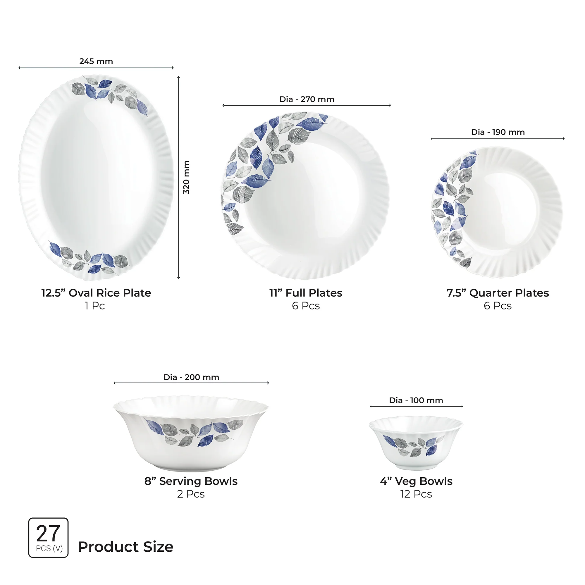 Aurelia Collection Dinner Set - LUNIS - Image 9