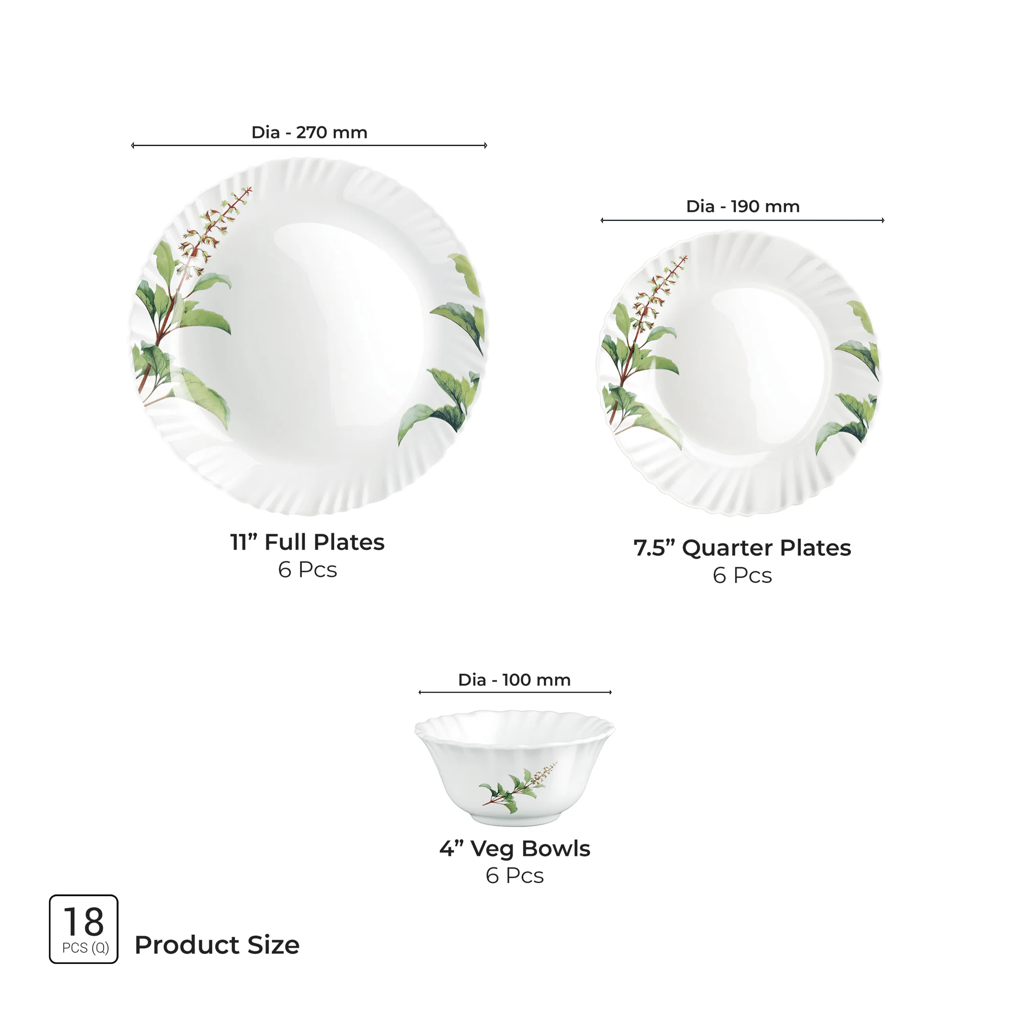 Aurelia Collection Dinner Set - SAVIRA - Image 6