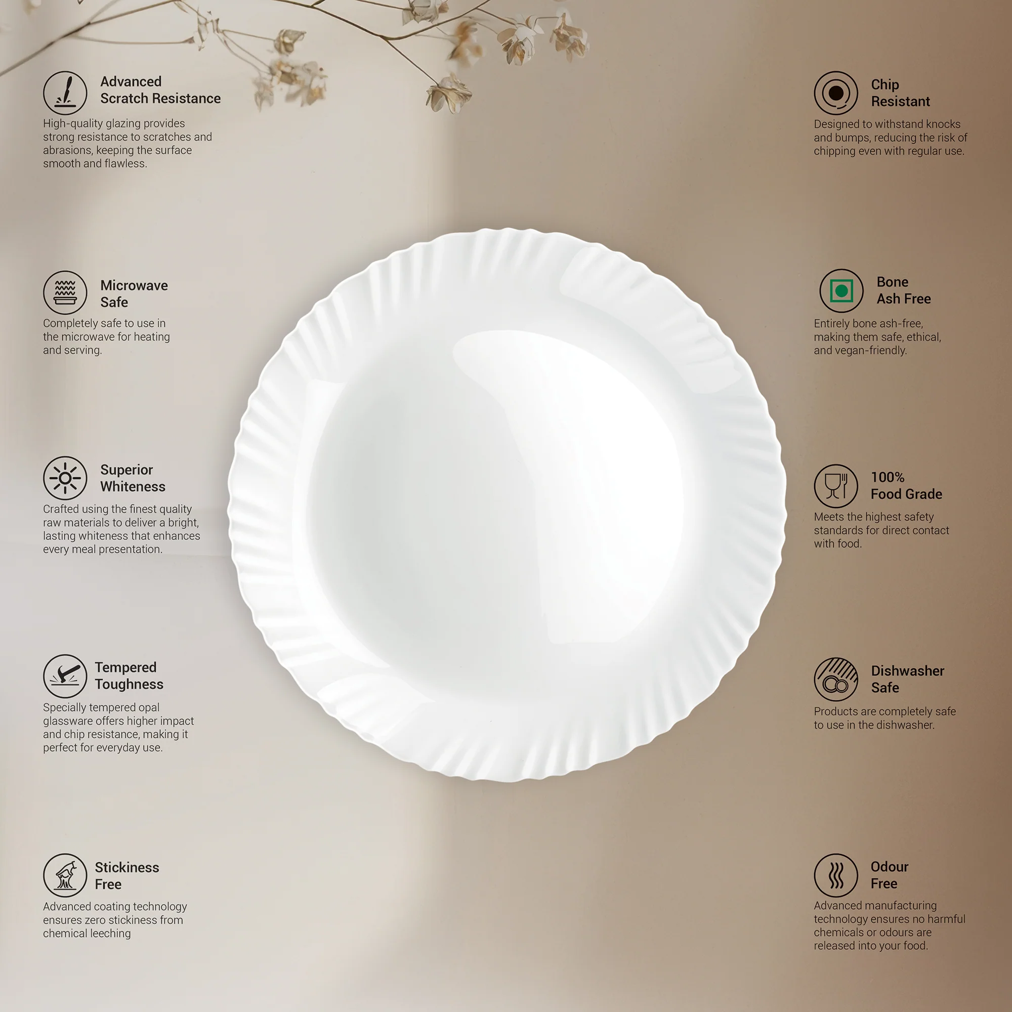 Aurelia Collection Dinner Set - SELENE - Image 2