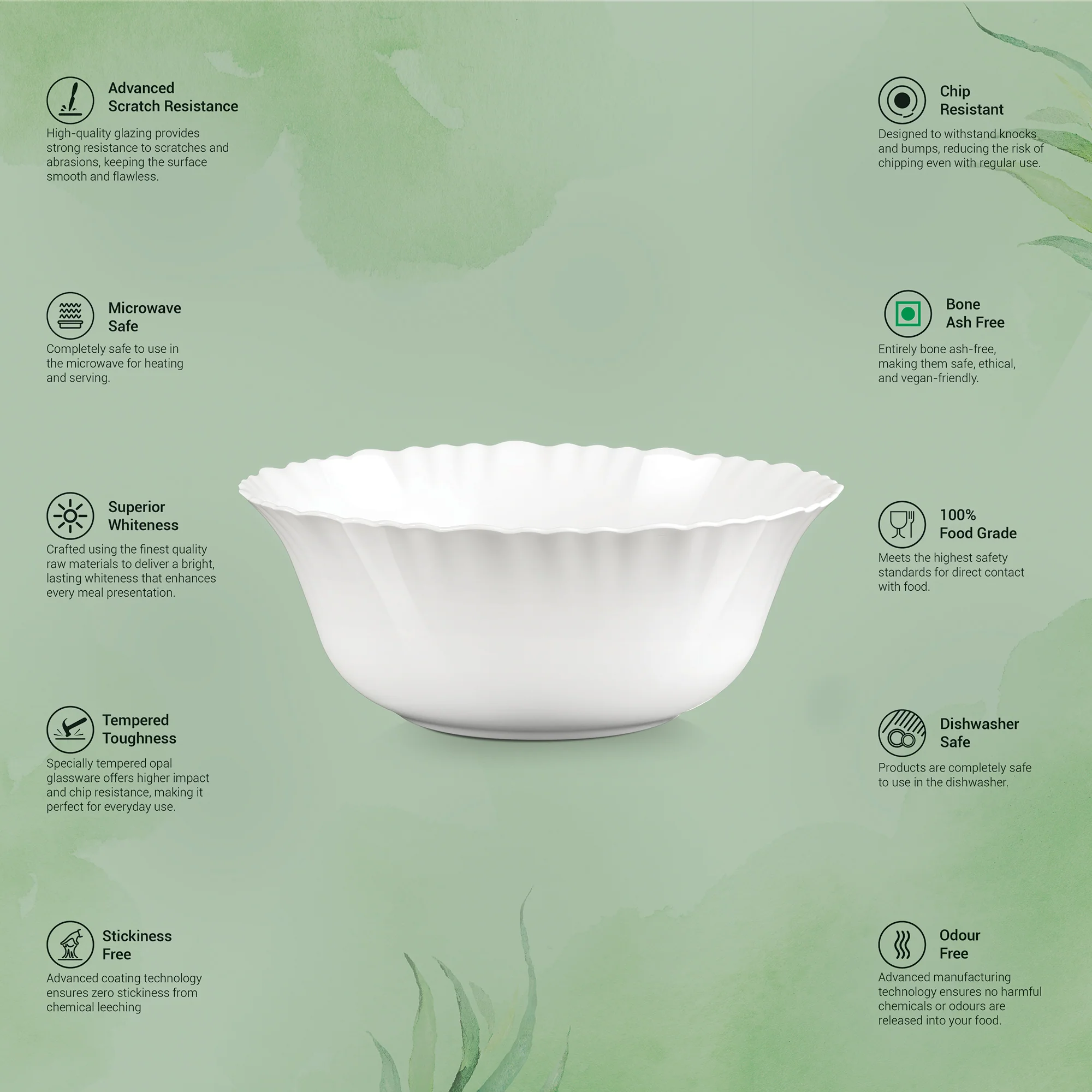Aurelia Collection Serving Bowl 1 Pc - PALMA (Treo by Milton) - Image 2