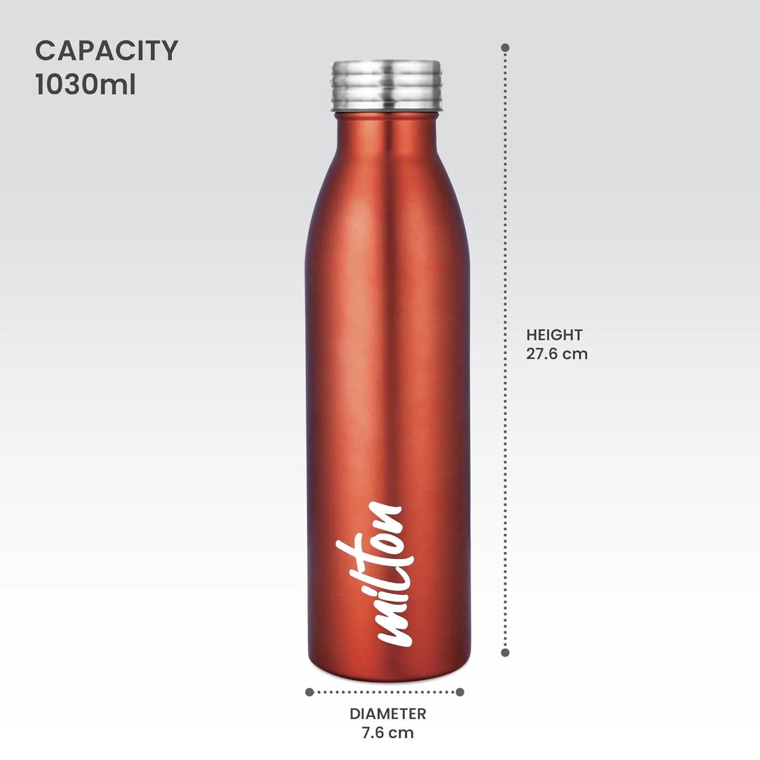 Breeze Stainless Steel Bottle (Milton) - Image 3