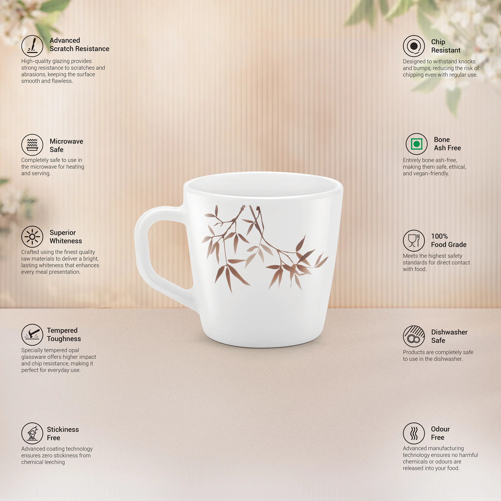Carmine Cup Set - ARASHI (Treo by Milton) - Image 2