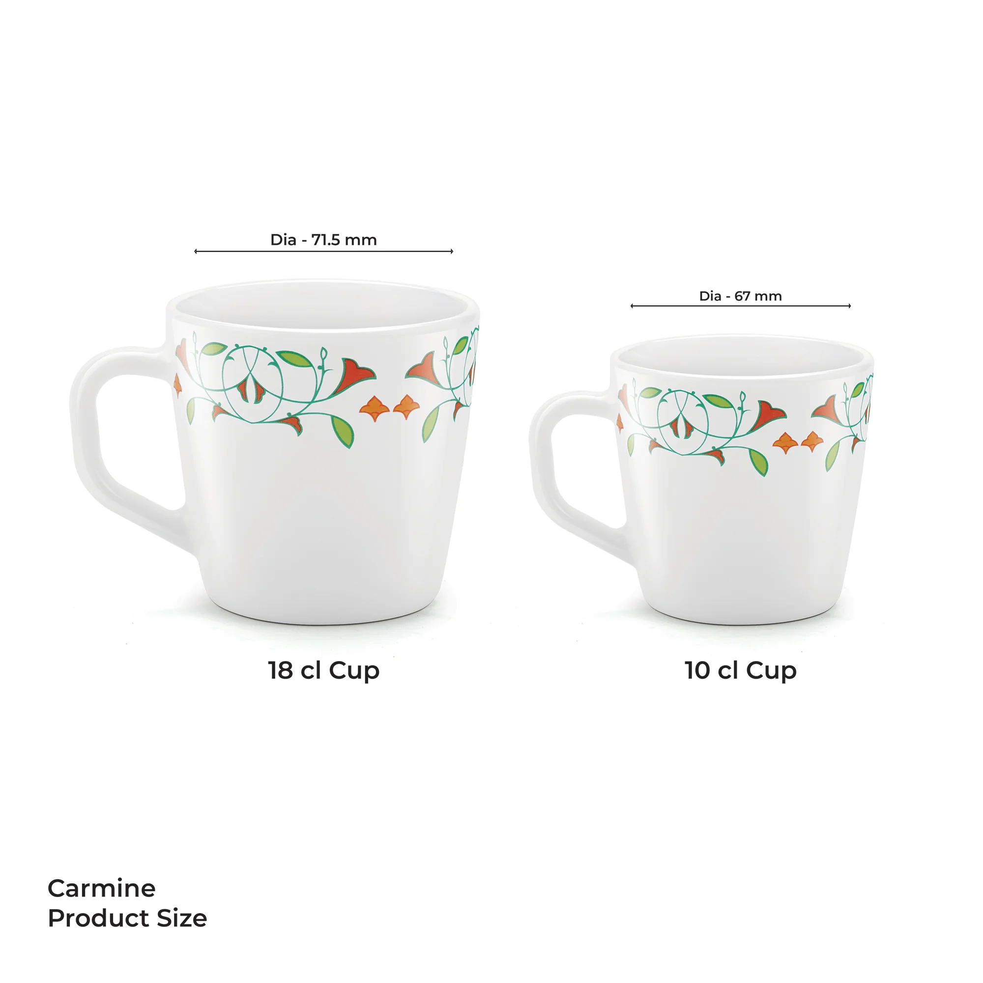 Carmine Cup Set - MEENA (Treo by Milton) - Image 3