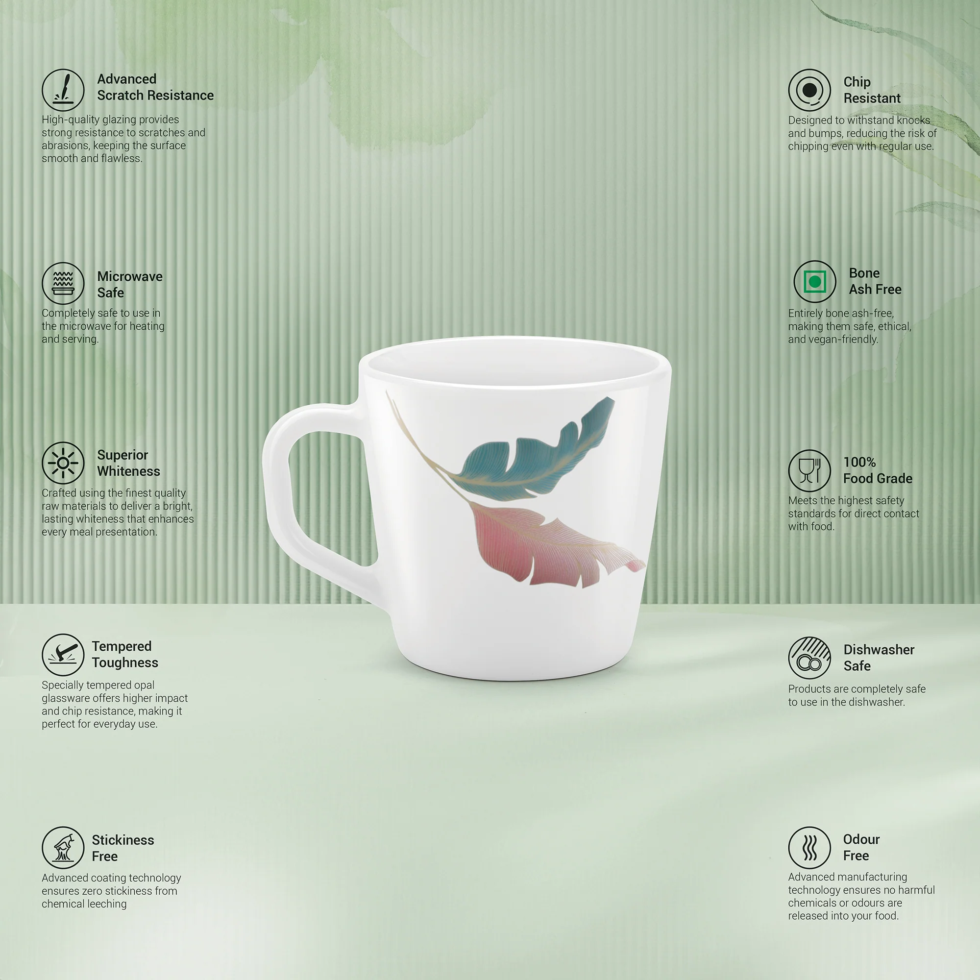 Carmine Cup Set - PALMA (Treo by Milton) - Image 2