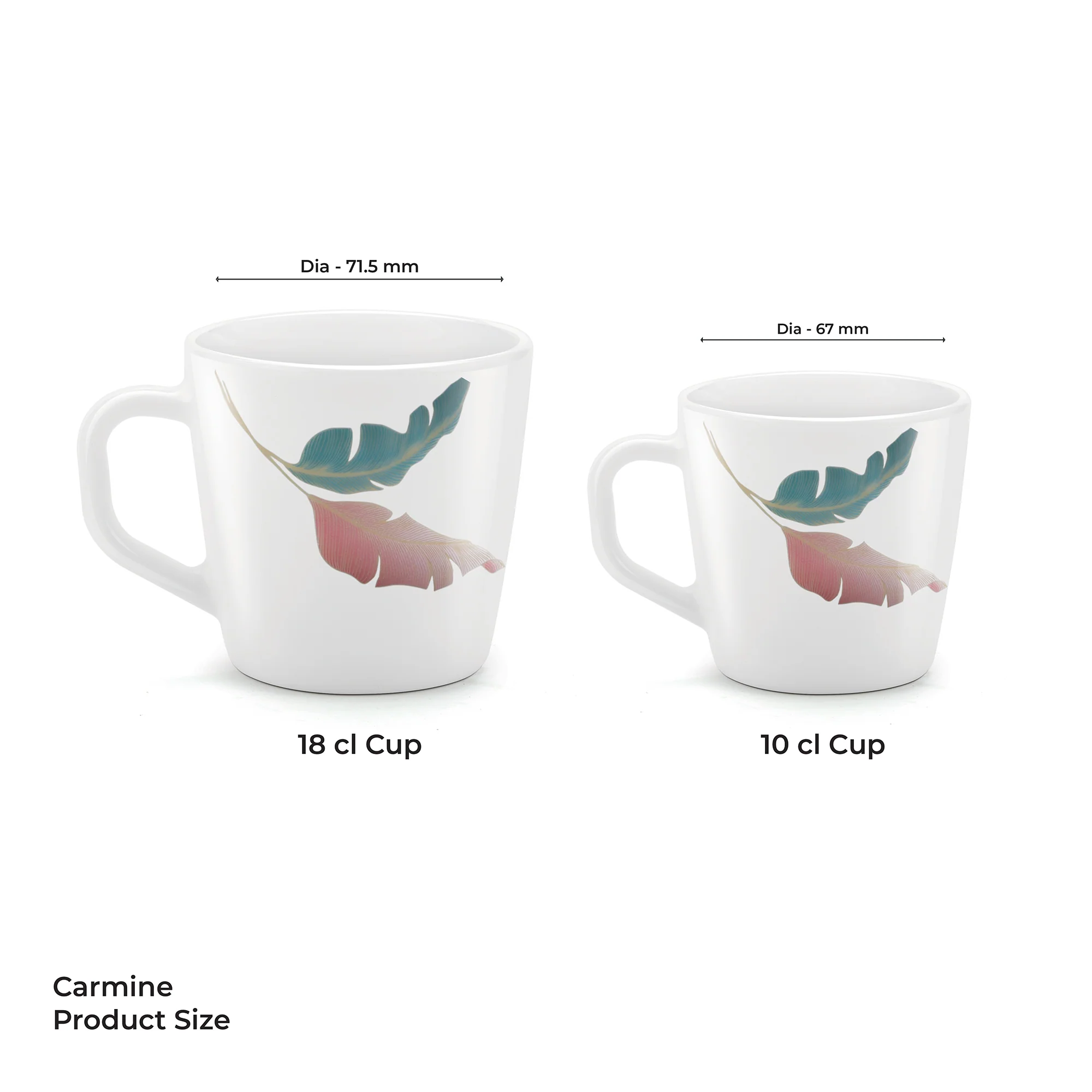 Carmine Cup Set - PALMA (Treo by Milton) - Image 3