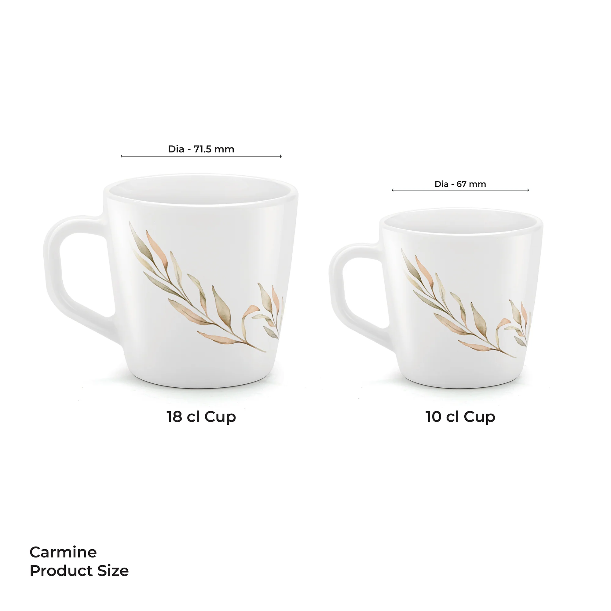 Carmine Cup Set - SELENE (Treo by Milton) - Image 3