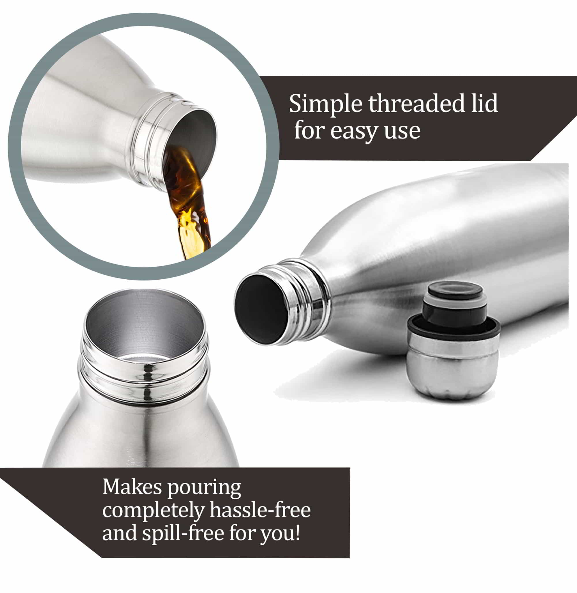 Duo Deluxe Thermosteel Water Bottle (Milton) - Image 6