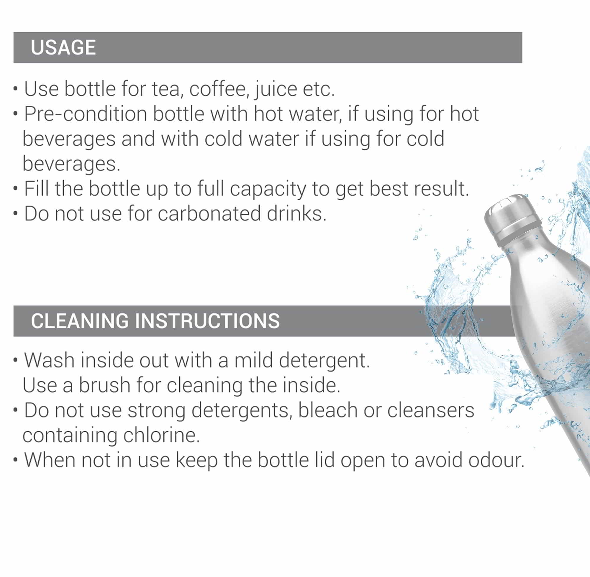 Duo Deluxe Thermosteel Water Bottle (Milton) - Image 7