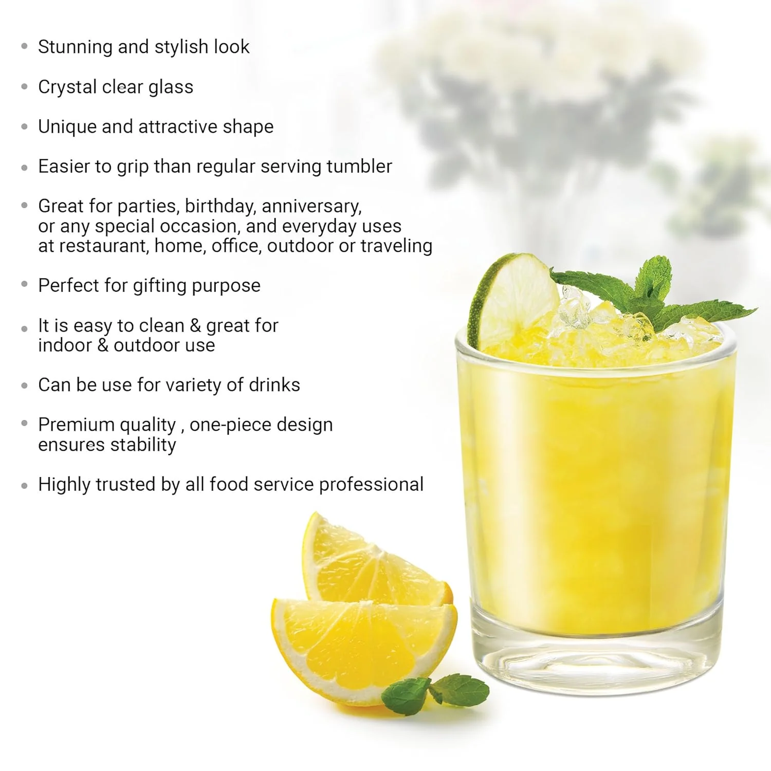 Embassy Cool Glass Tumbler (Treo by Milton) - Image 4