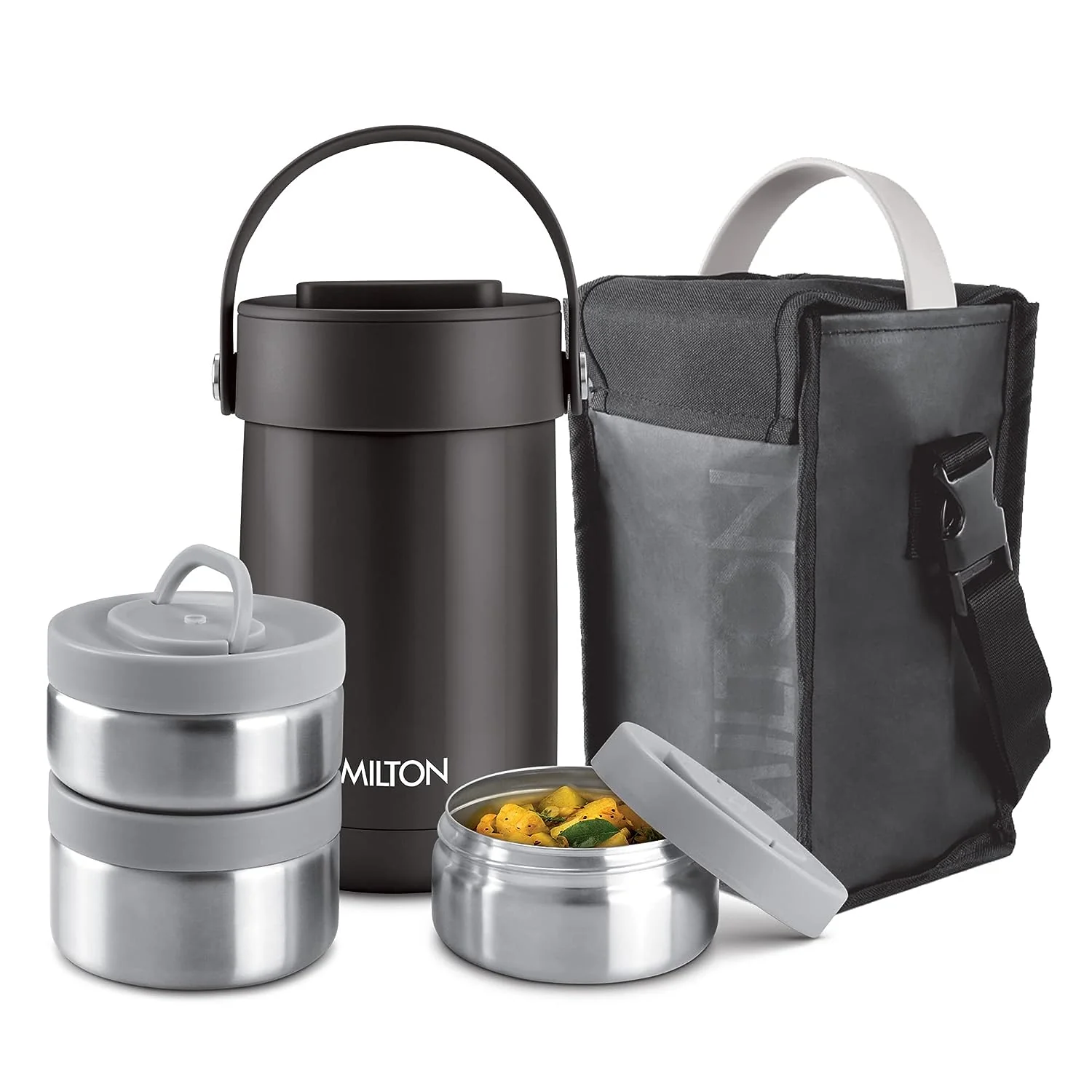 Glamour Thermosteel Stainless Steel Tiffin Box (Milton) - Image 10