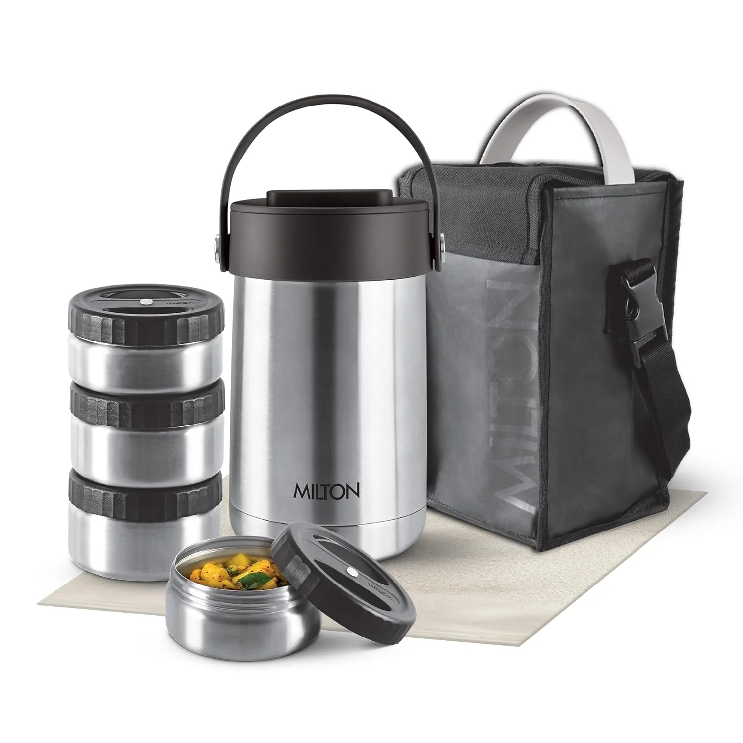 Glamour Thermosteel Stainless Steel Tiffin Box (Milton) - Image 13