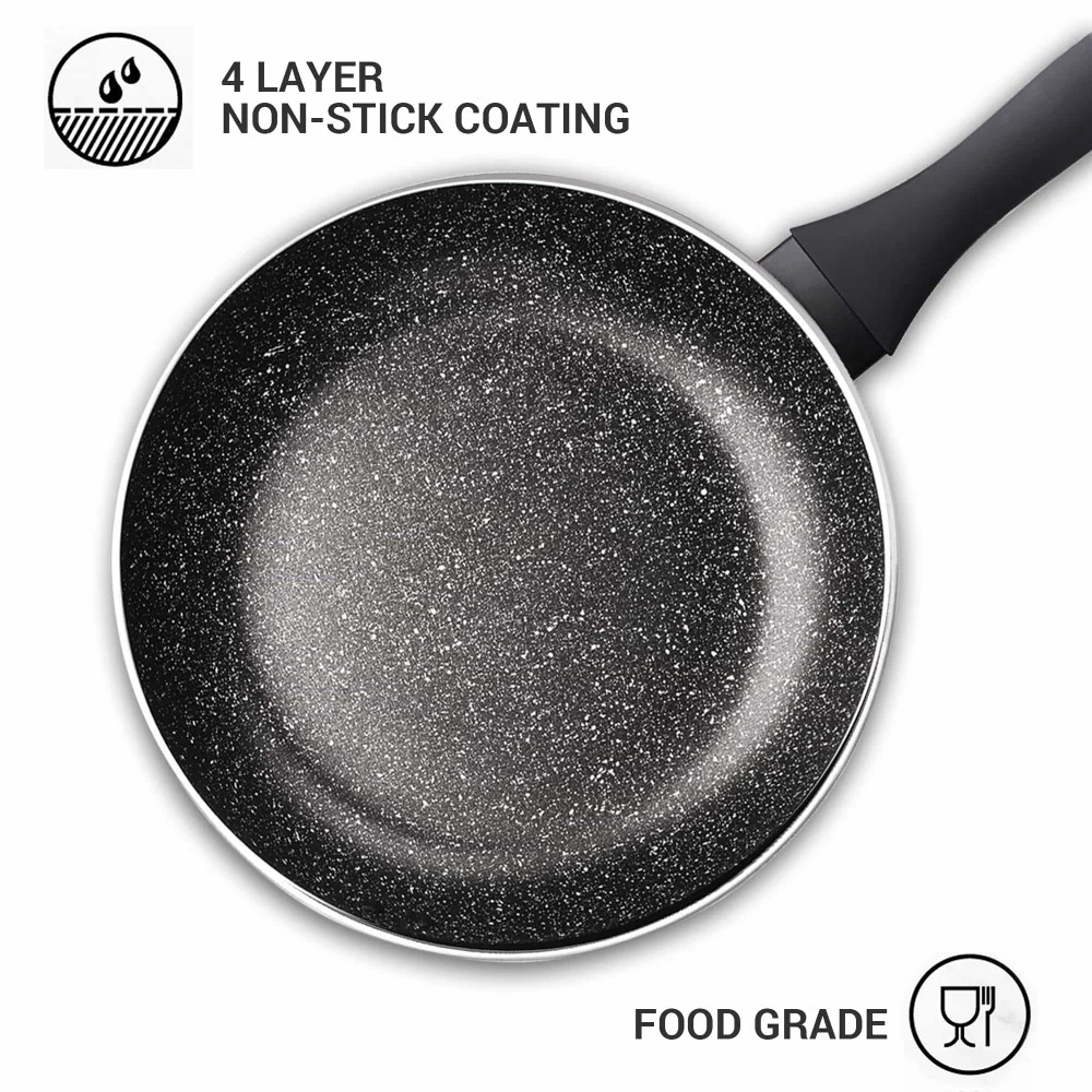 Granito Induction Fry Pan With Lid (Milton Procook) - Image 4