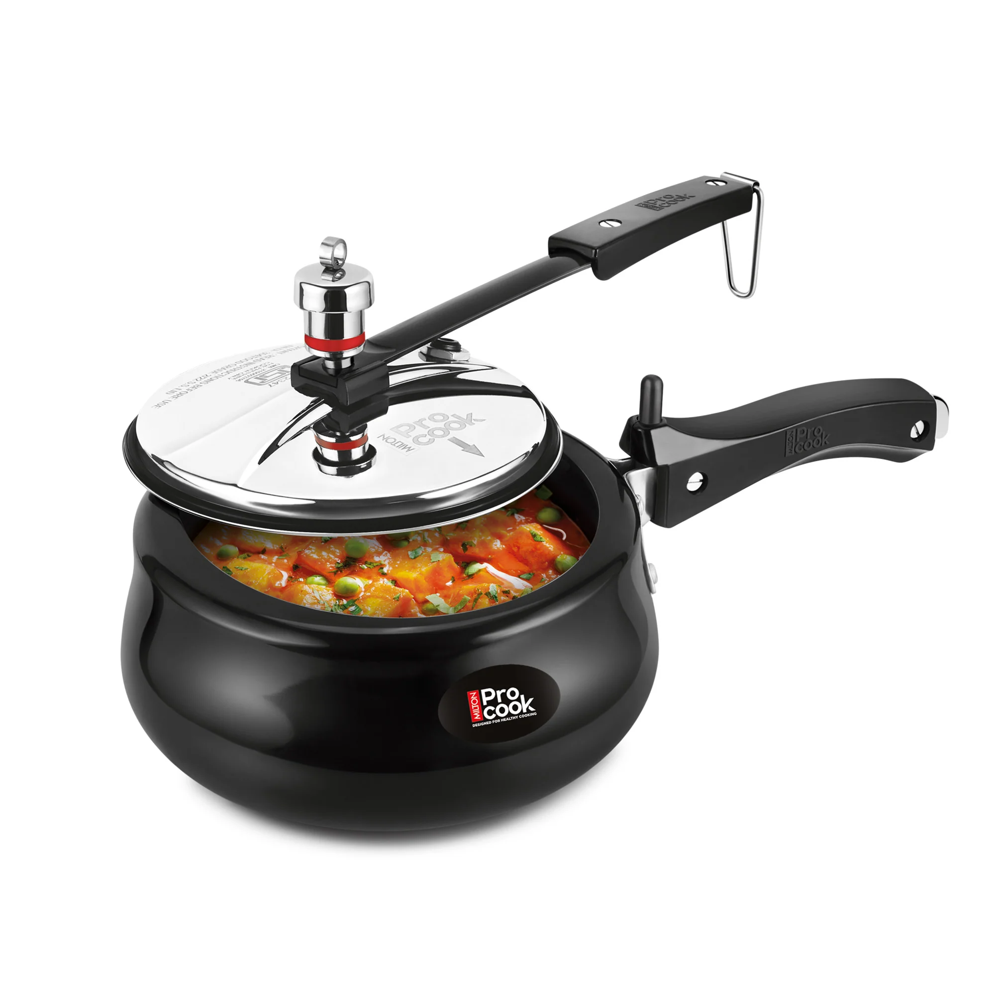 Hard Anodized Royal Curve Inner Lid Pressure Cooker (Milton Procook) - Image 2