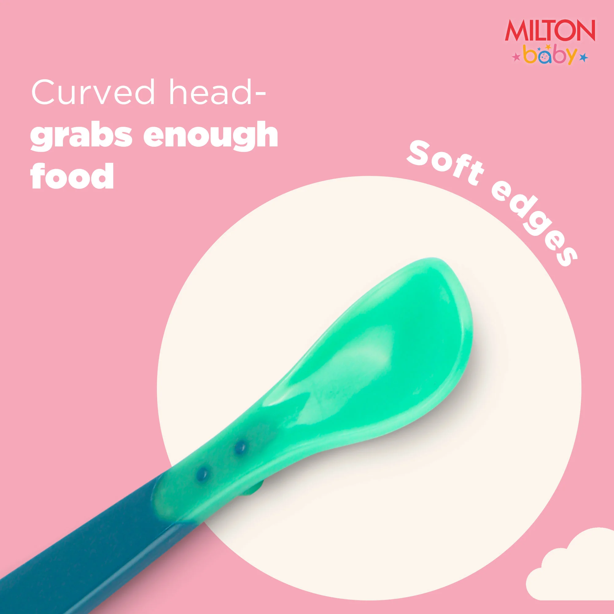 Heat Sensitive Spoon For Baby - Set of 3 (Milton) - Image 6