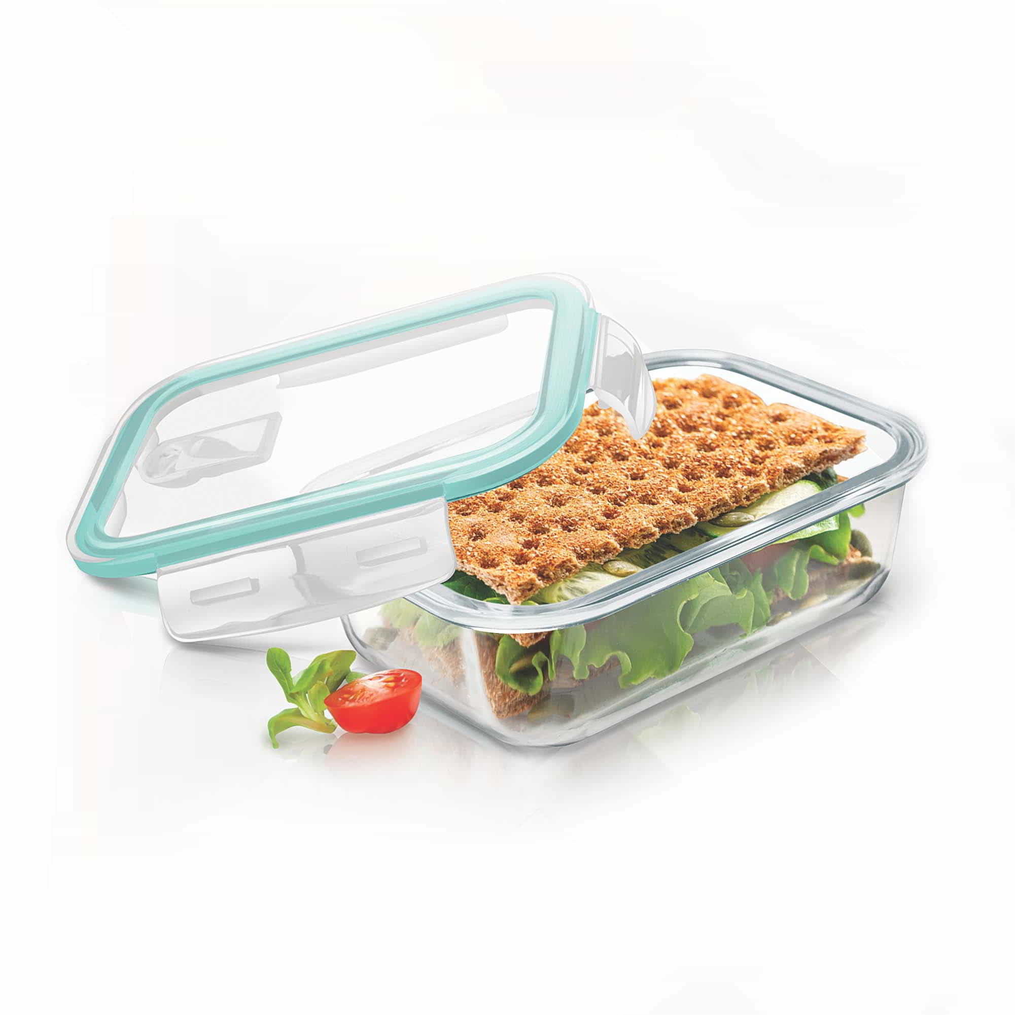 Hi Borosilicate Clip Fresh Rectangular Container (Treo by Milton) - Image 8
