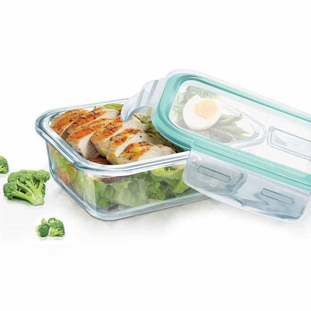 Hi Borosilicate Clip Fresh Rectangular Container (Treo by Milton) - Image 9