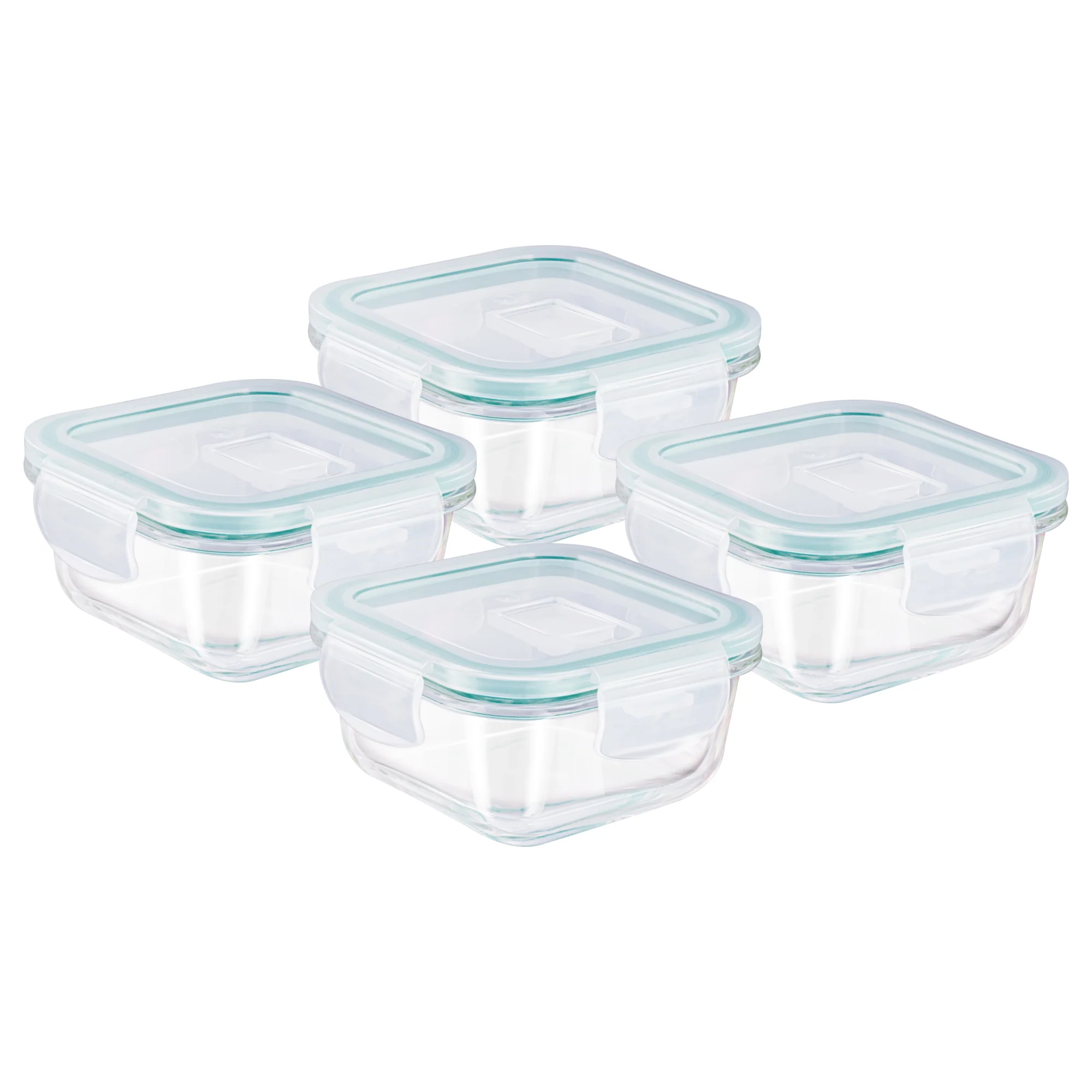 Hi Borosilicate Clip Fresh Square Container (Treo by Milton) - Image 9