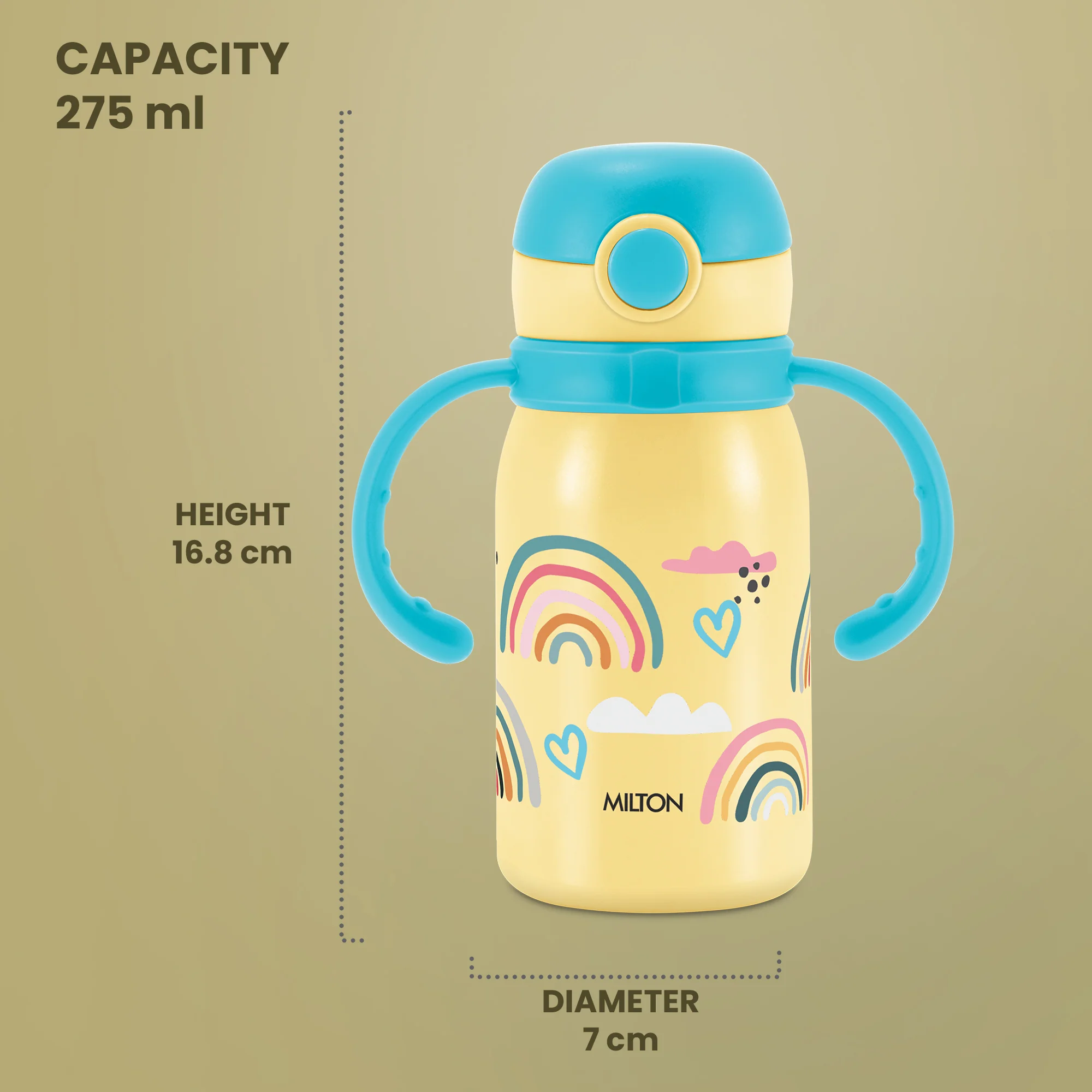 Kiddo Thermosteel Kids Water Bottle (Milton) - Image 5