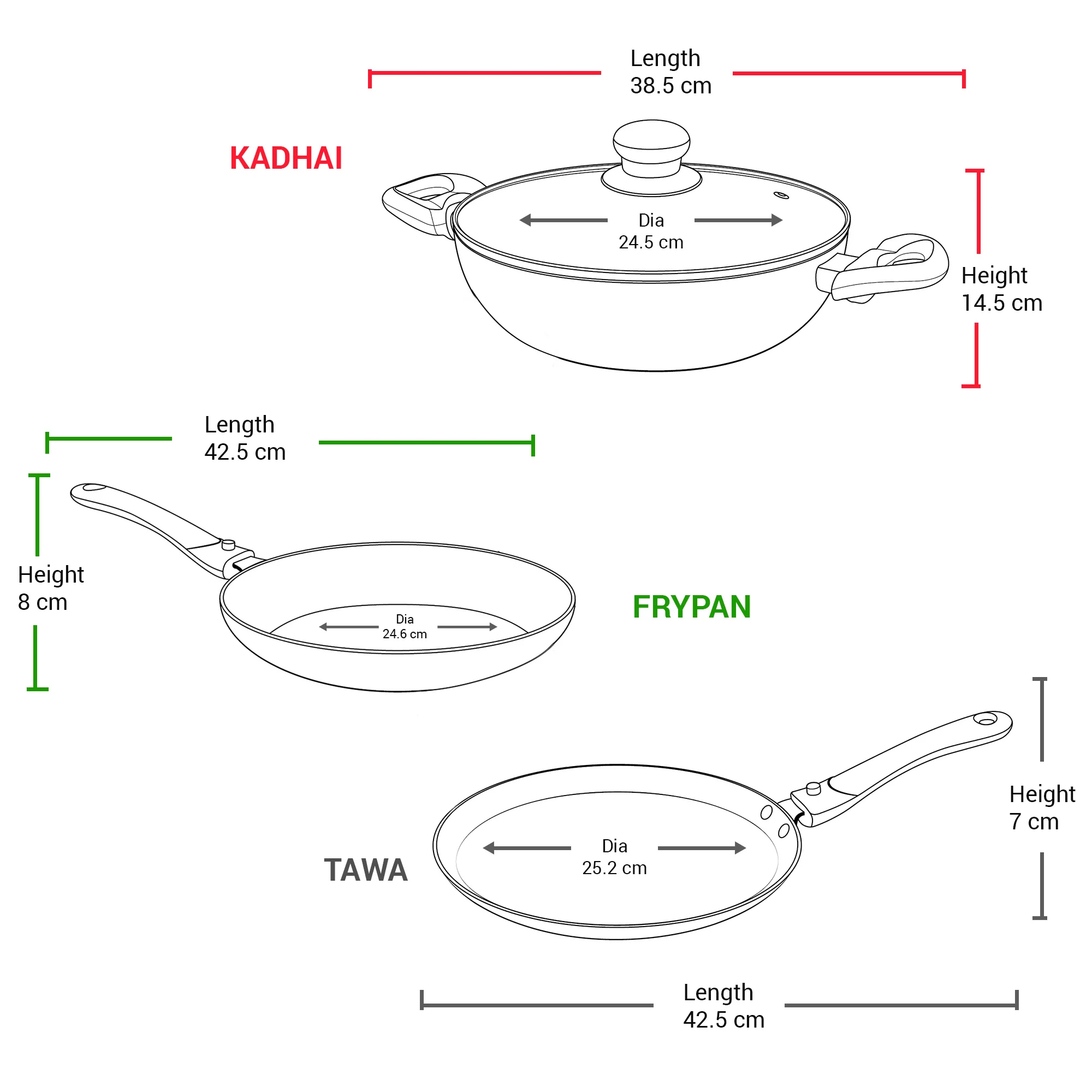 Kitchen Pride Cookware Set (Milton Procook) - Image 7