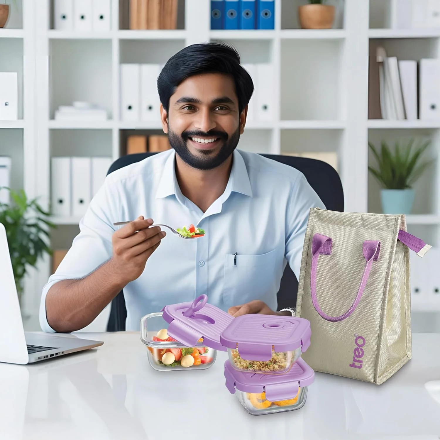 Lumino Fresh Square Tiffin (Milton) - Image 6