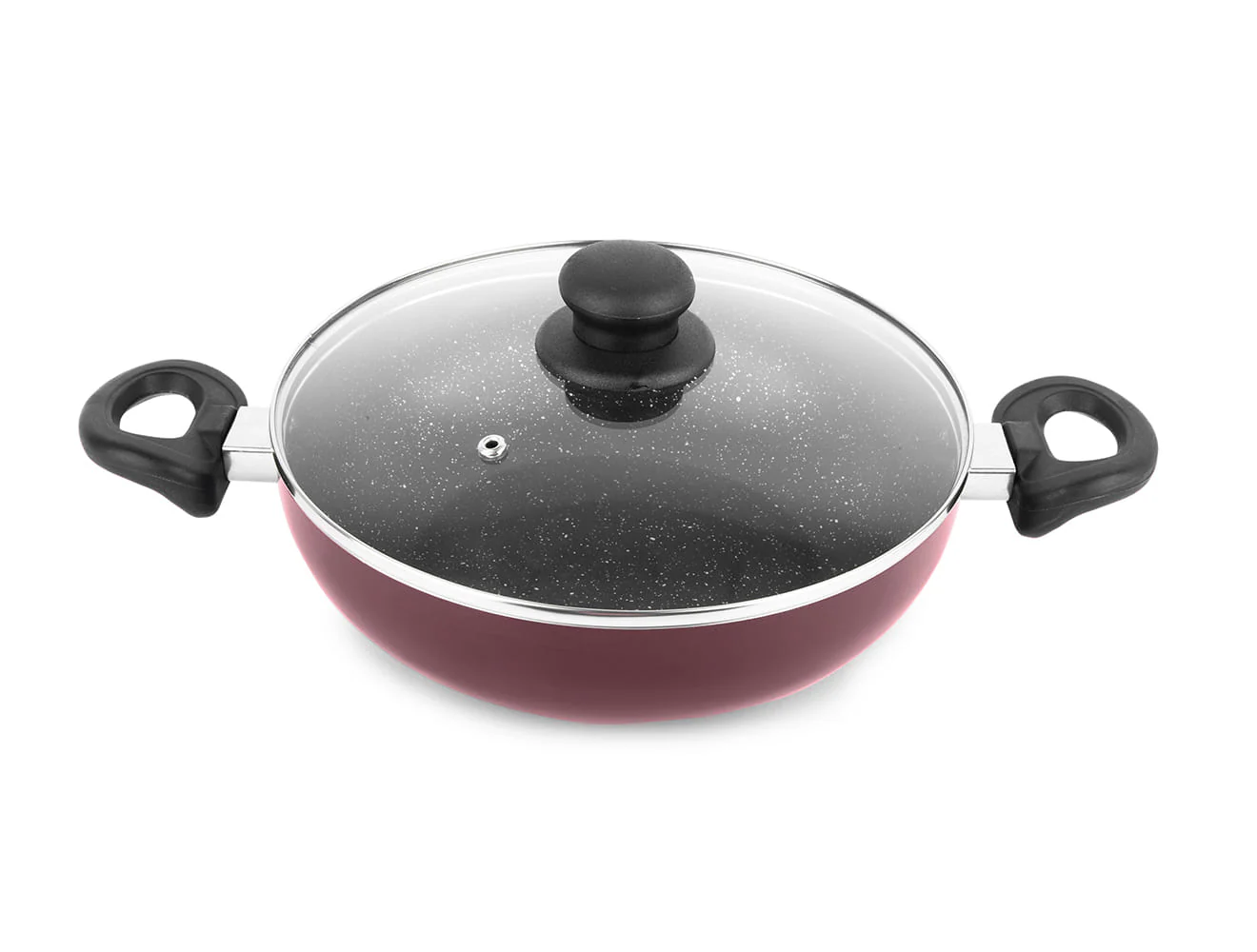 New My Kitchen 2Pc Set,Burgundy(Kd 24Cm & Ta 28Cm With Lid) (Milton Procook) - Image 4