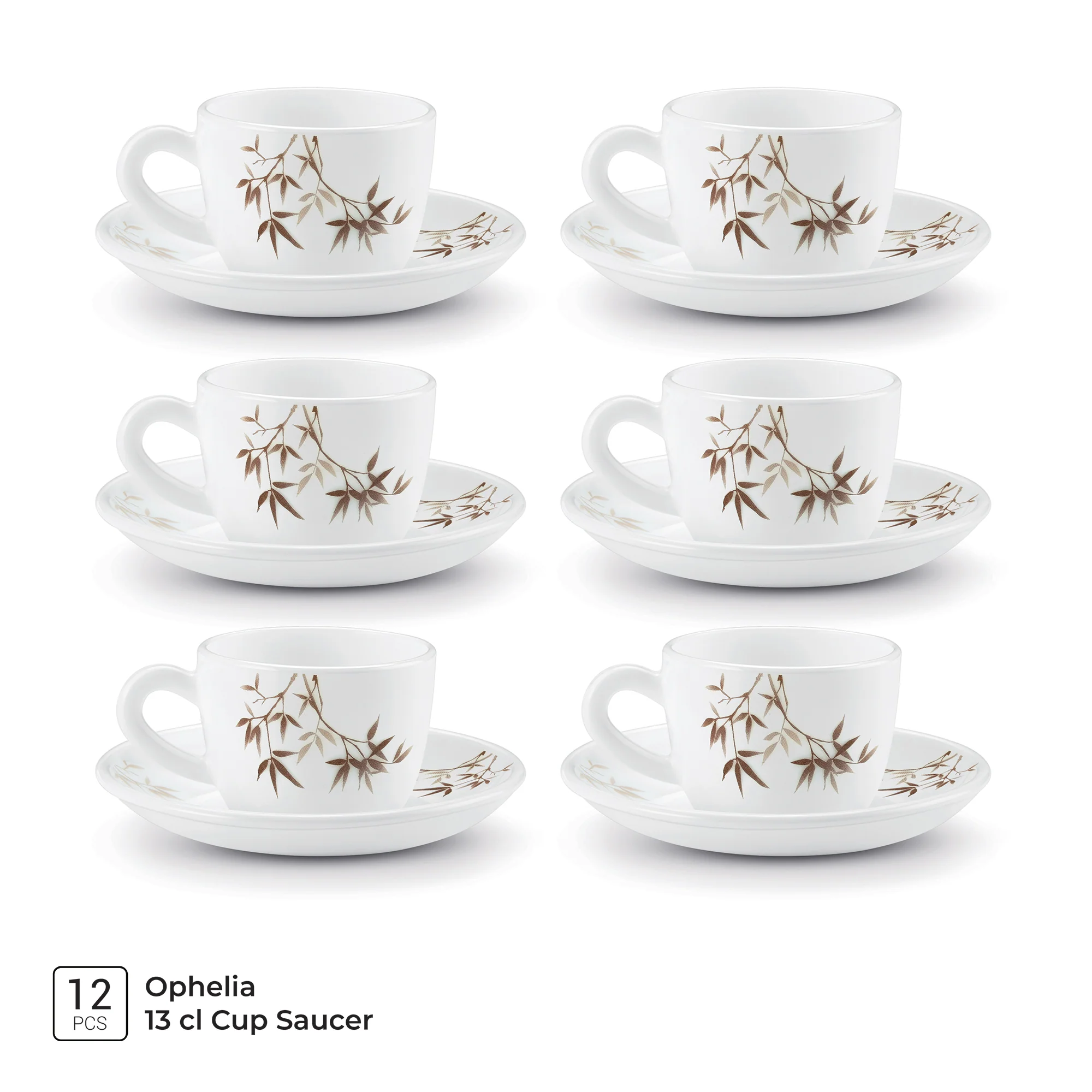 Ophelia 13 CL Cup Saucer Set - ARASHI (Treo by Milton) - Image 4