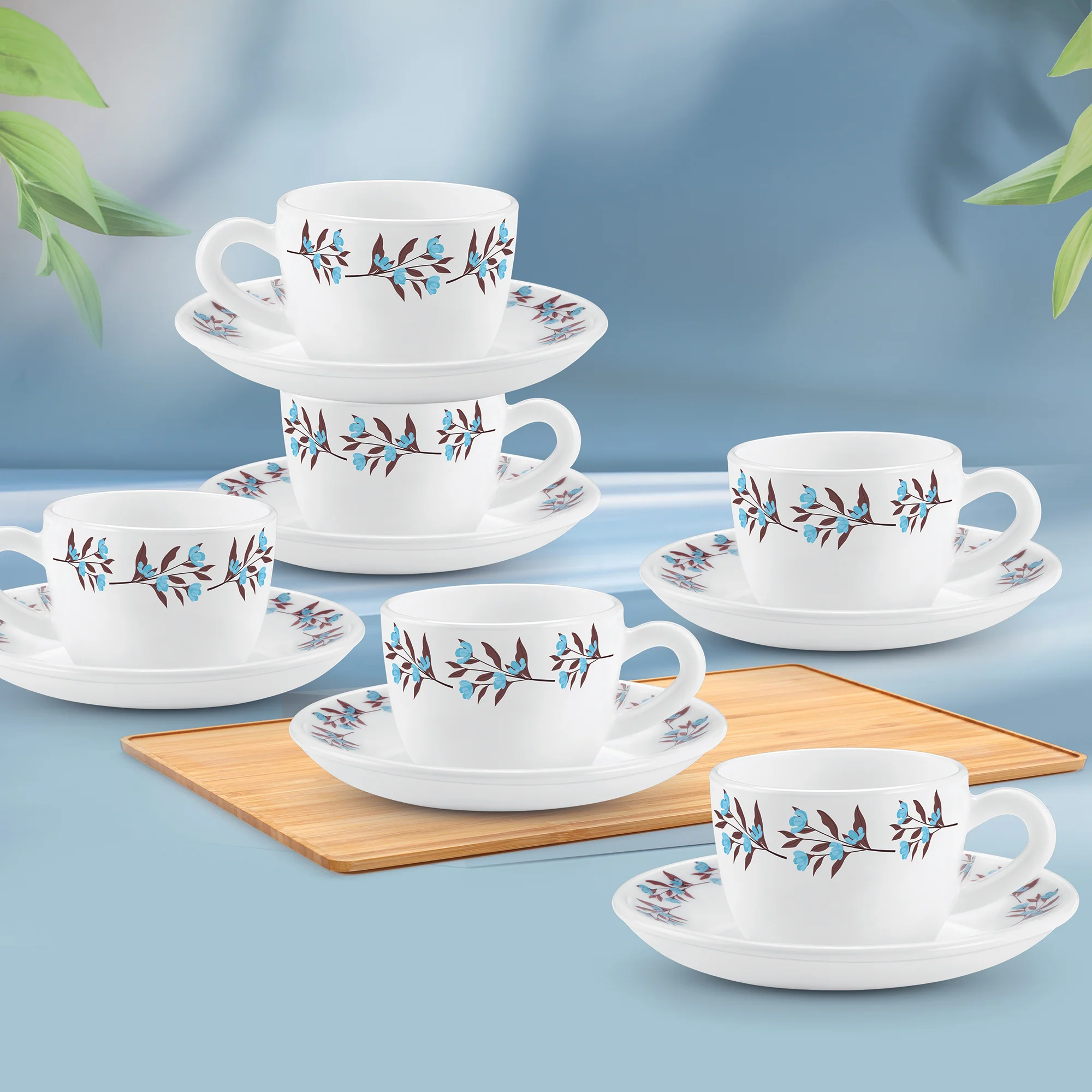 Ophelia 13 CL Cup Saucer Set - LAVELLE (Treo by Milton)