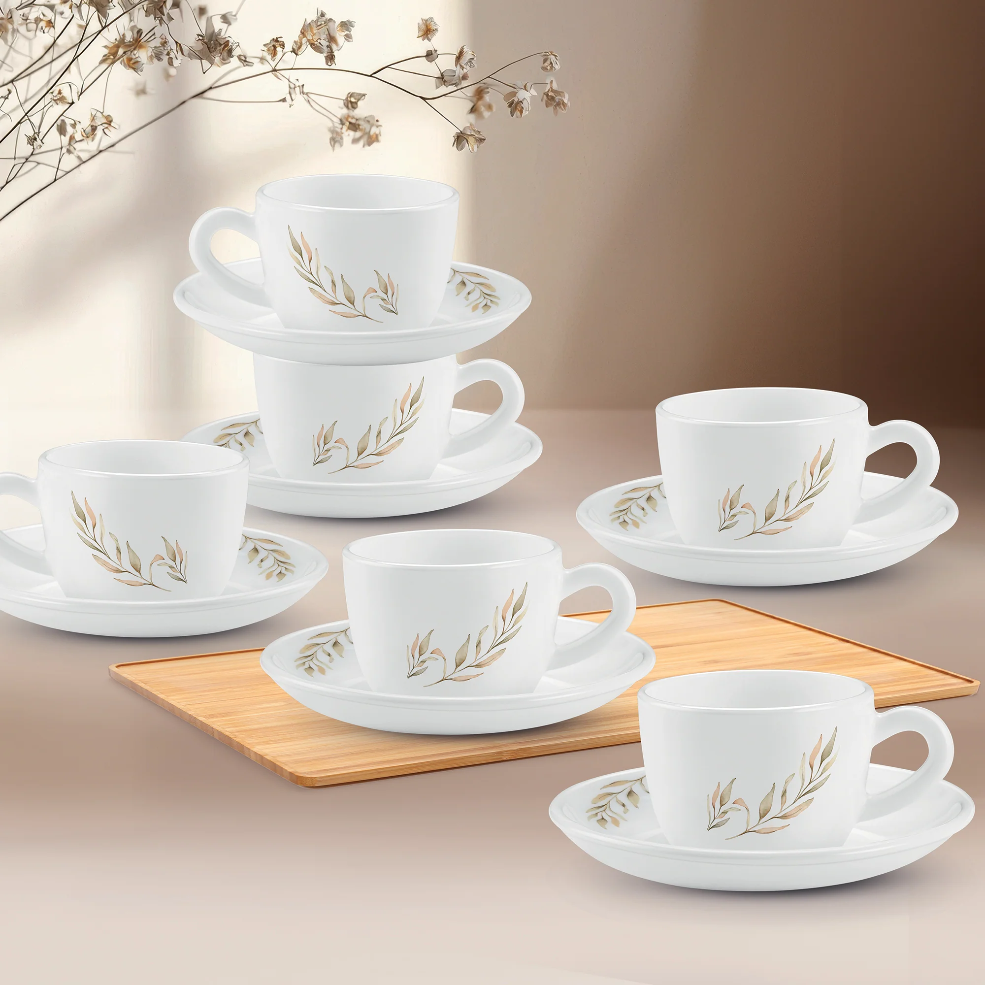 Ophelia 13 CL Cup Saucer Set - SELENE (Treo by Milton)