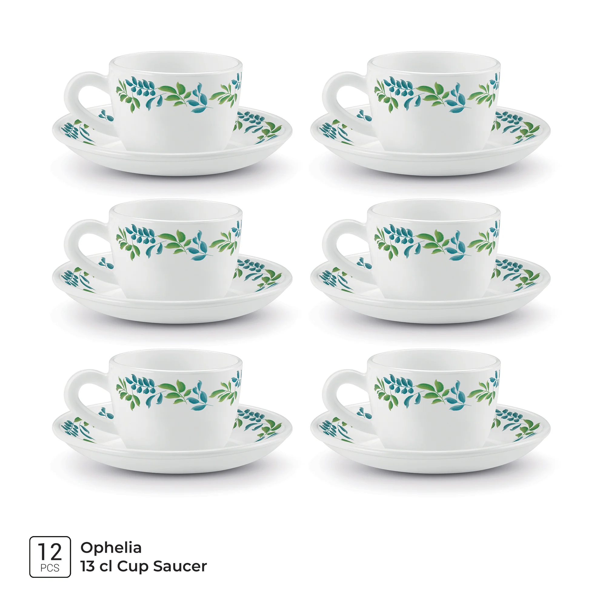 Ophelia 13 CL Cup Saucer Set - VERDINIA (Treo by Milton) - Image 4