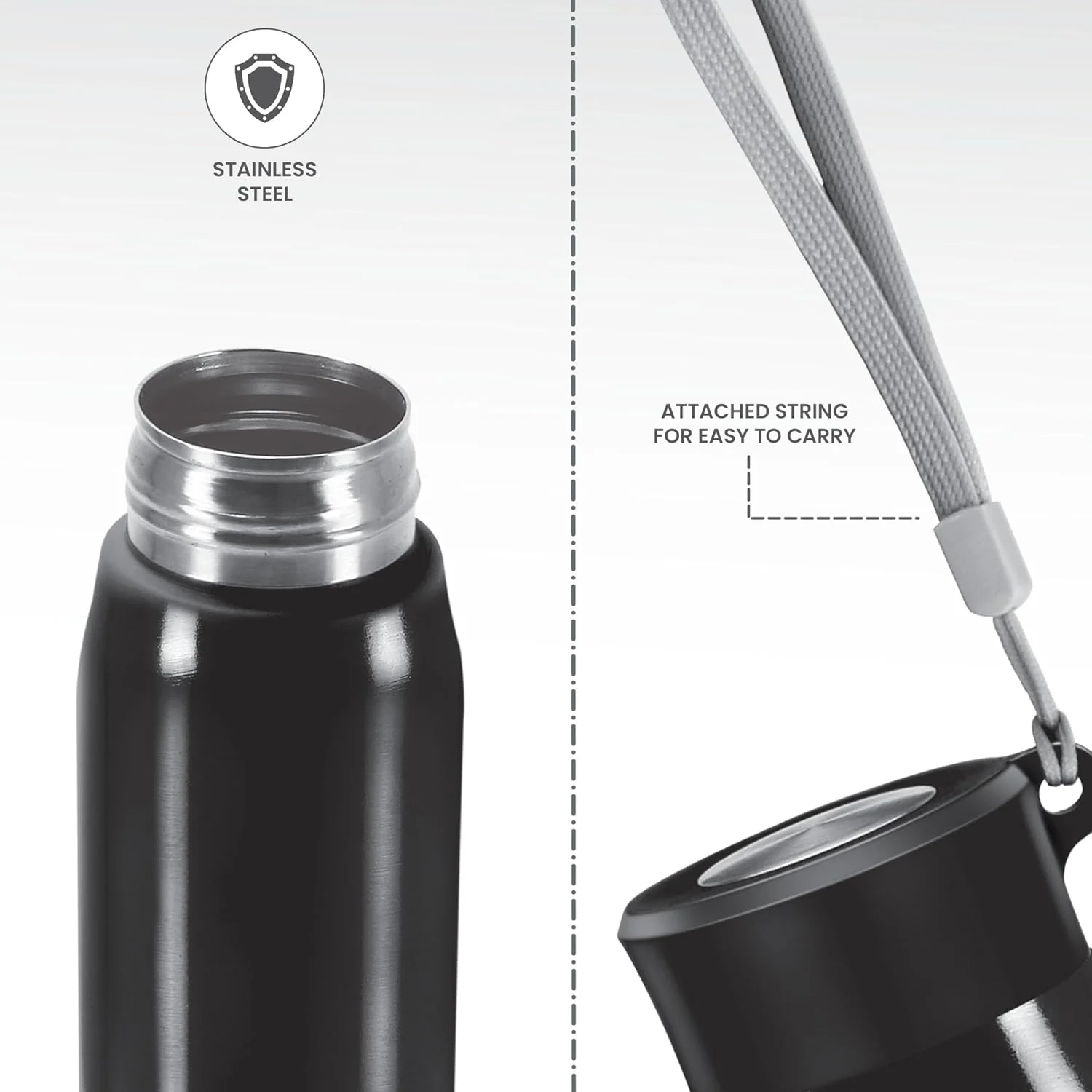 Personalized Handy Stainless Steel Bottle (Milton) - Image 8