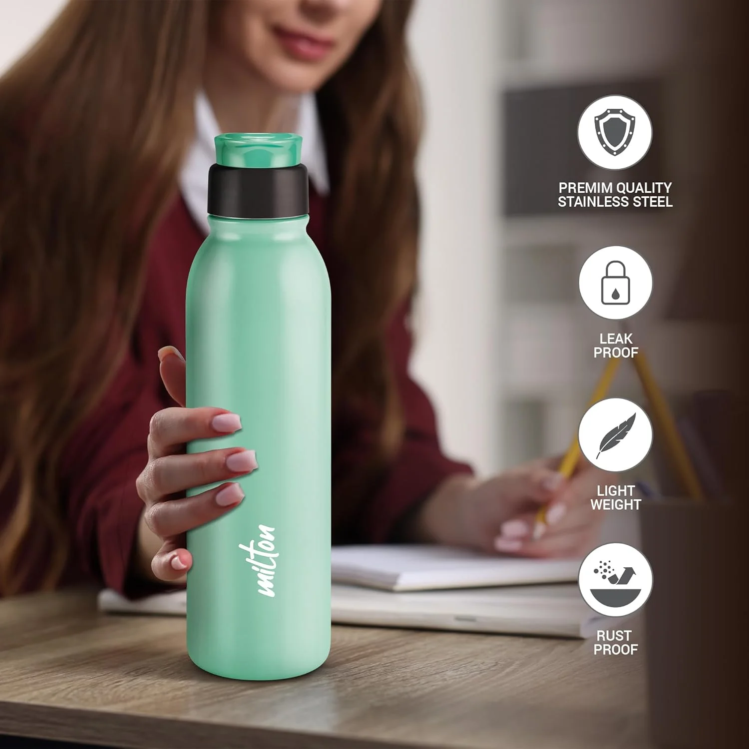 Personalized Caper Water Bottle (Milton) - Image 2