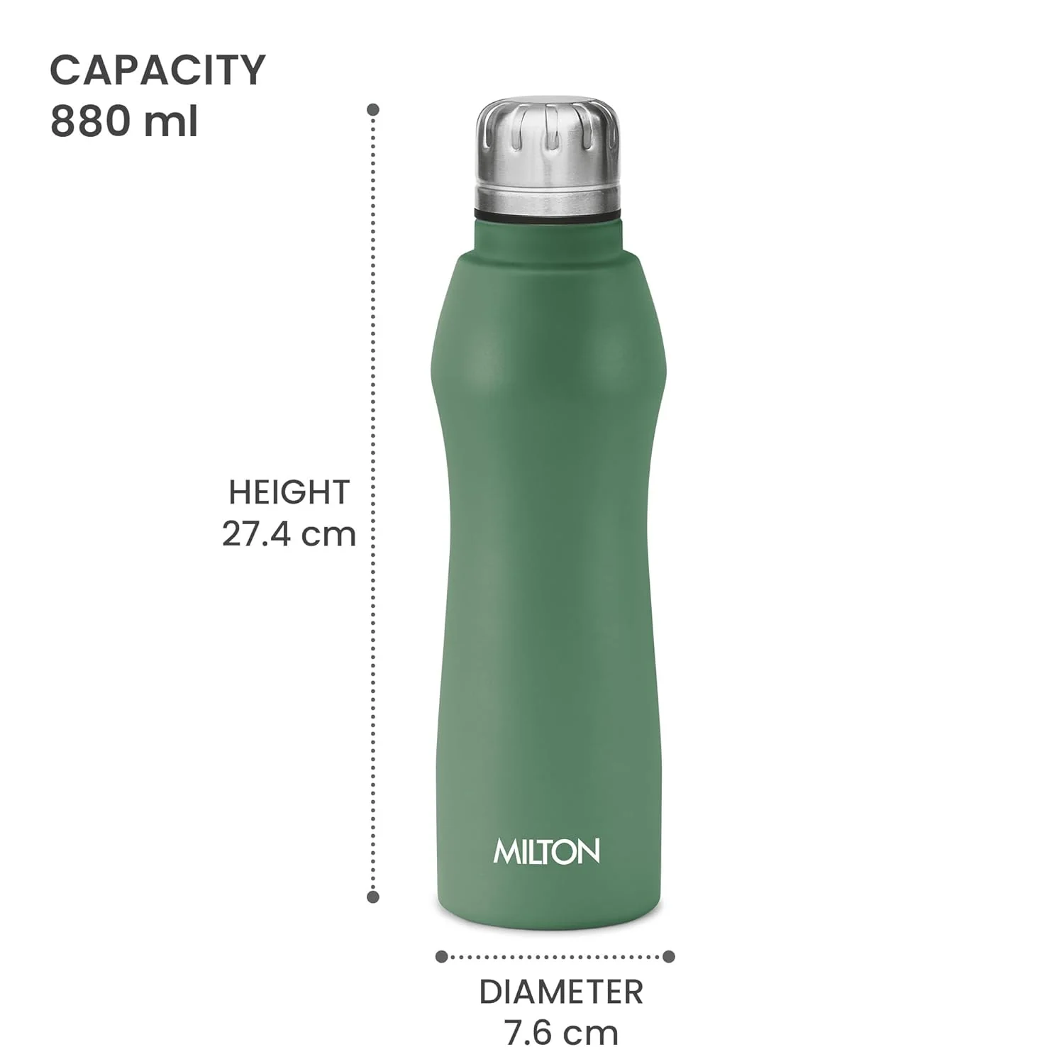 Personalized Elate Stainless Steel Bottle (Milton) - Image 2