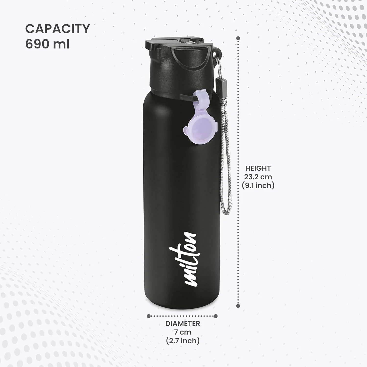 Personalized SipStar Stainless Steel Bottle (Milton) - Image 4
