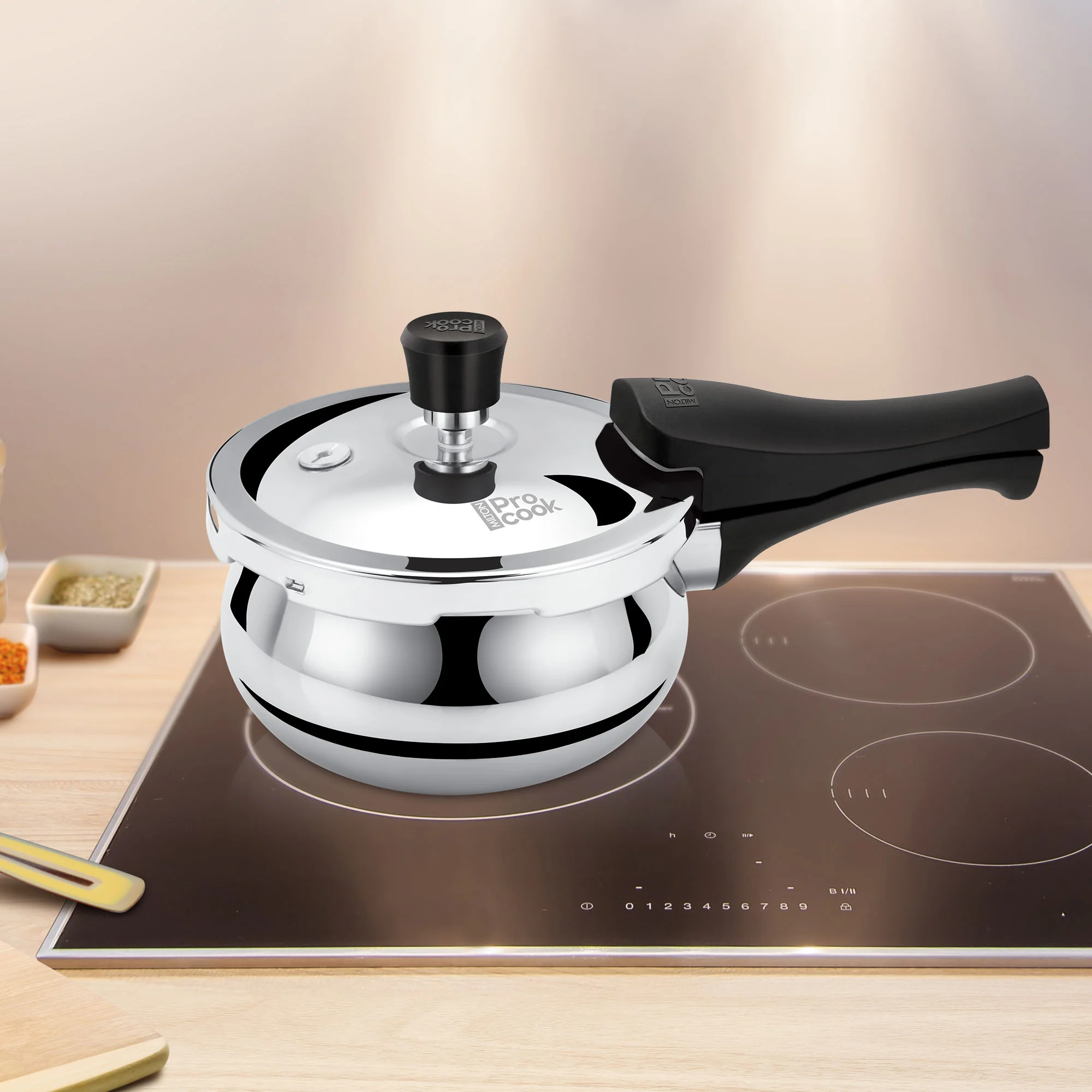 Pressure Cooker Outer Lid Curve Triply (Milton Procook) - Image 2