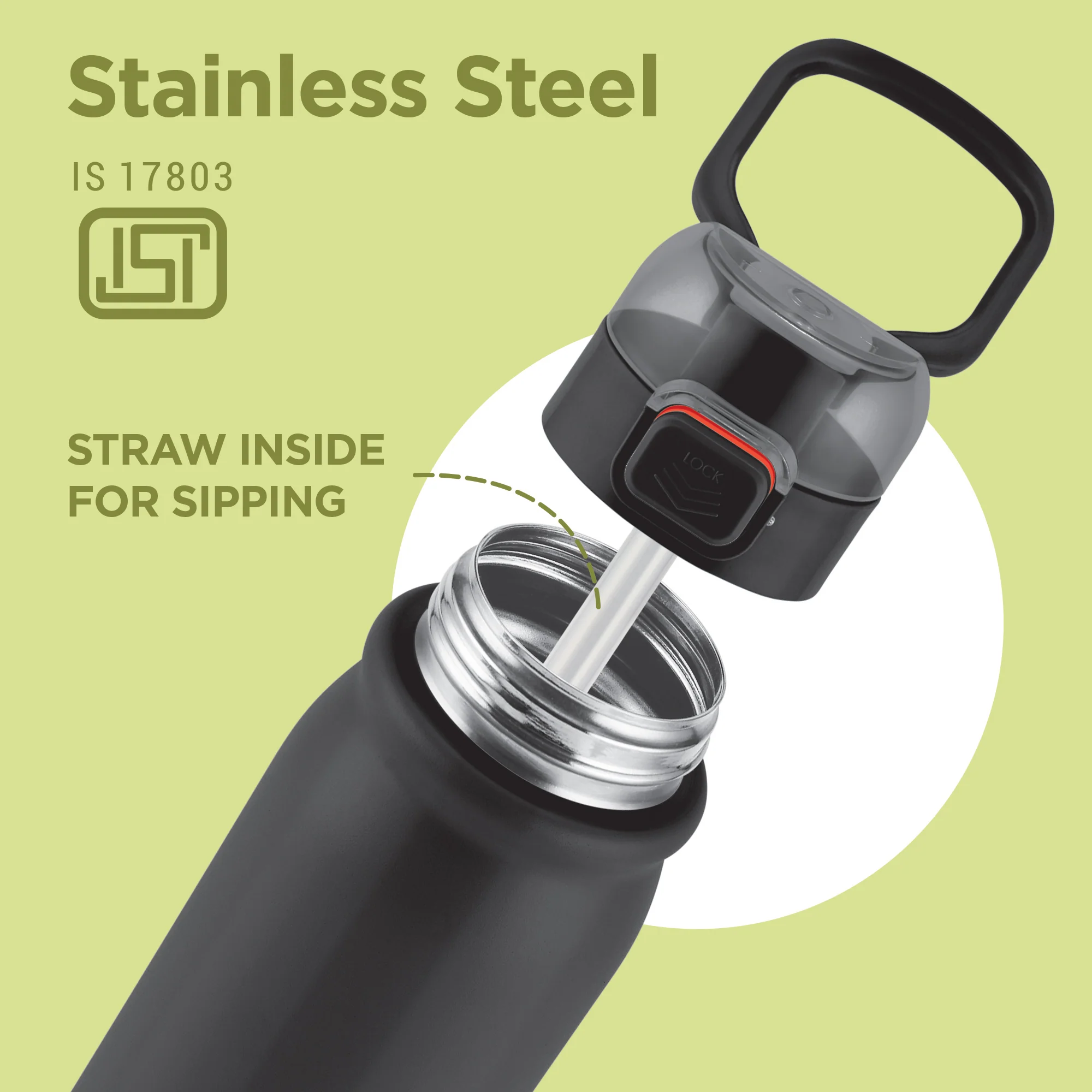 Reva Stainless Steel Bottle (Milton) - Image 3