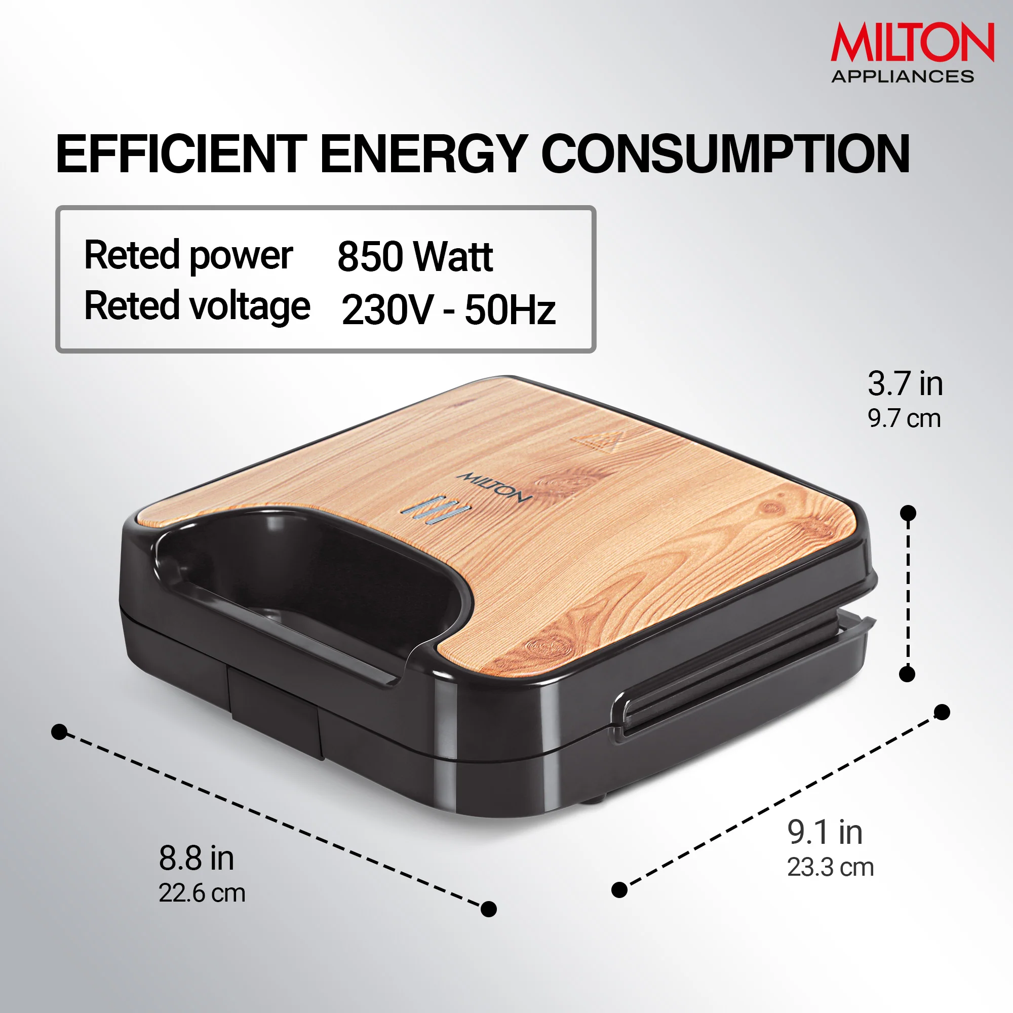 Sandwich Griller 2 in 1 HSM002 (Milton) - Image 5