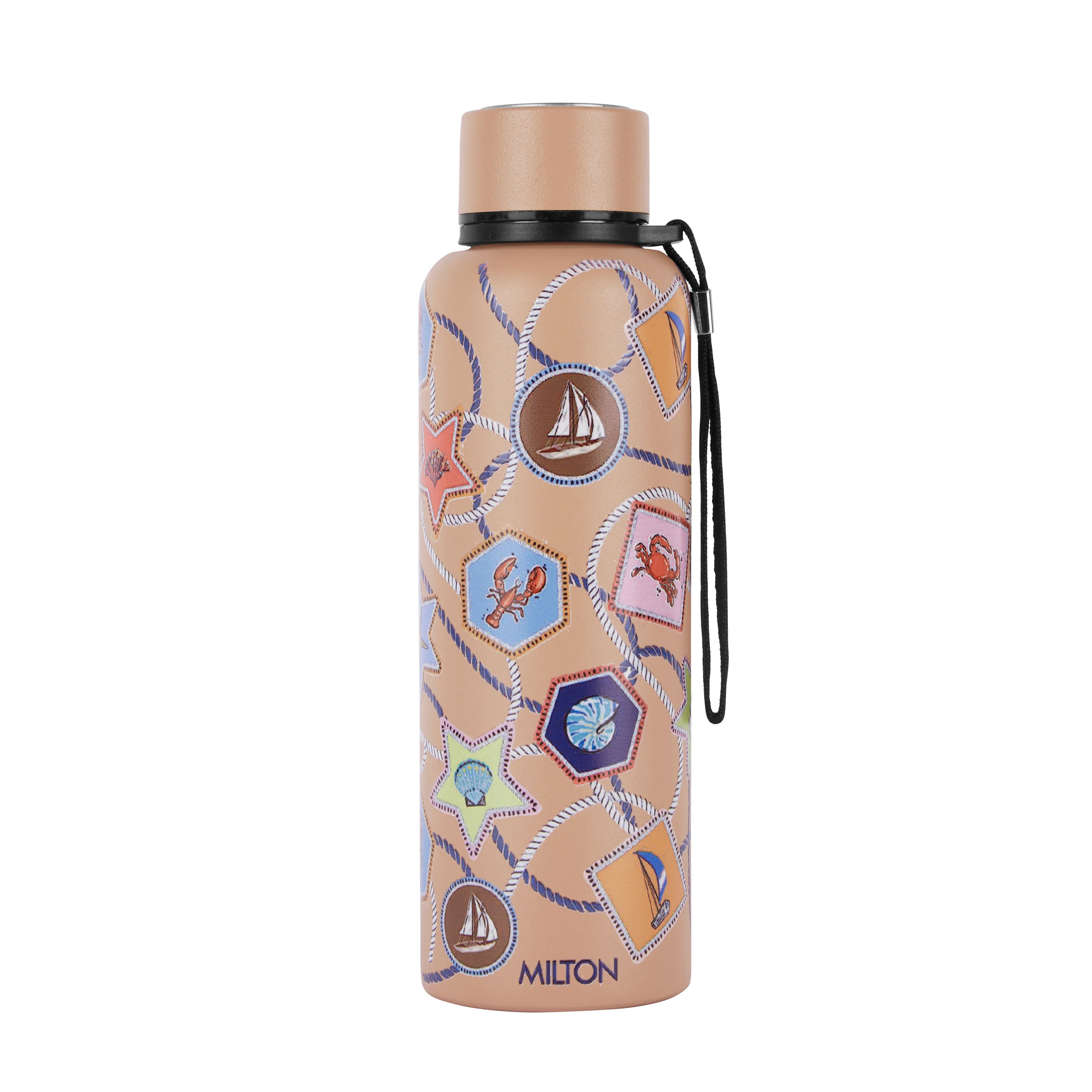 Sea Shore 3D UV Printed Aura Thermosteel Bottle (Milton) - Image 2