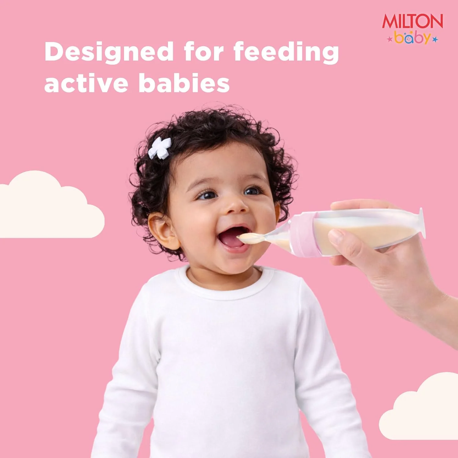 Silicon Spoon Food Feeder For Baby (Milton) - Image 2
