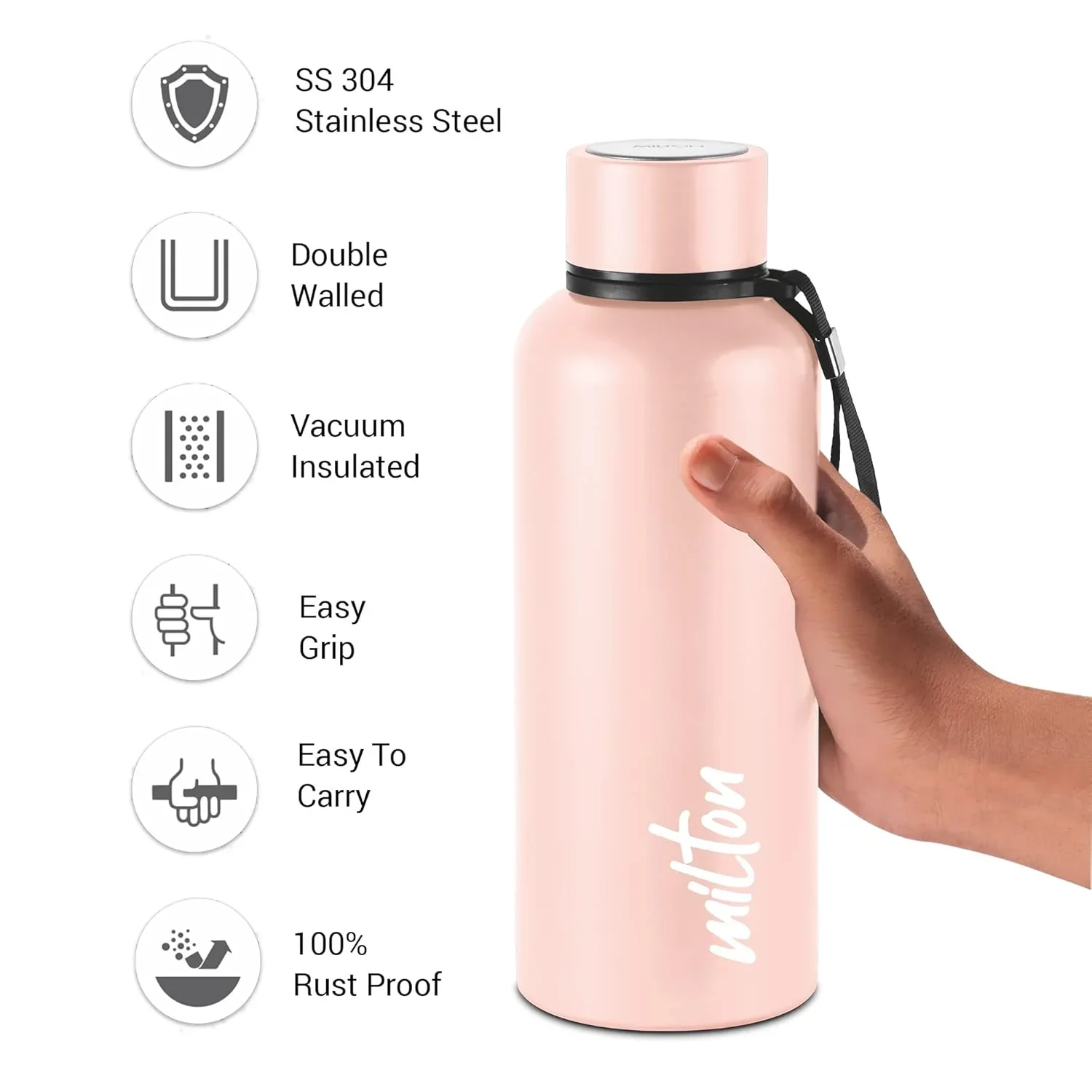 Wild Free Spirit 3D UV Printed Aura Thermosteel Bottle (Milton) - Image 4
